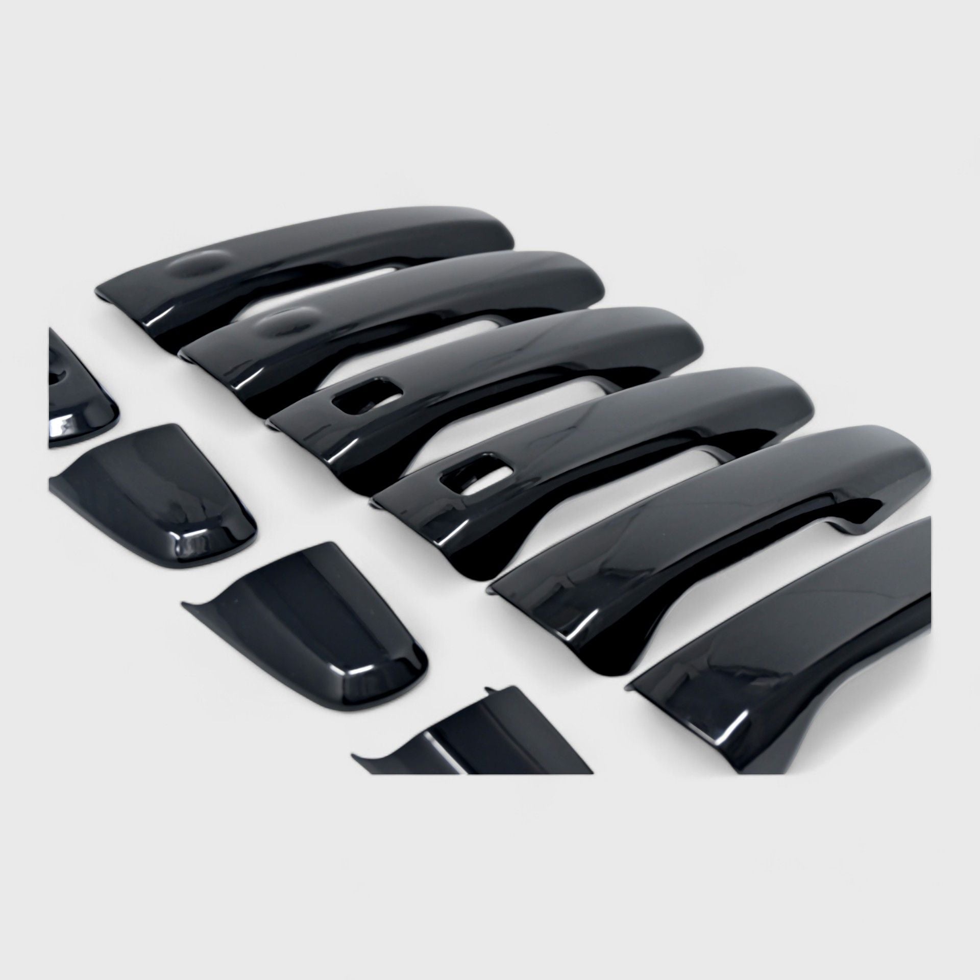 Gloss Black Chrome Delete Door Handle Cover for Cars with Push Smart Key or Keyless Sensor - DH6287BLK | Upgrade Your Vehicle's Exterior Style & Security for Daily Driving & Car Shows