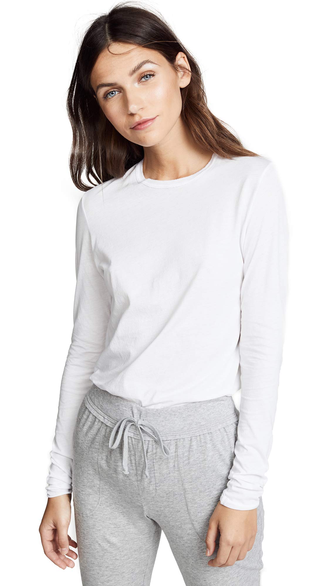 SKIN Women's Long Sleeve T-Shirt - Soft Cotton Casual Top for Everyday Wear | Perfect for Layering, Workouts & Outdoor Activities