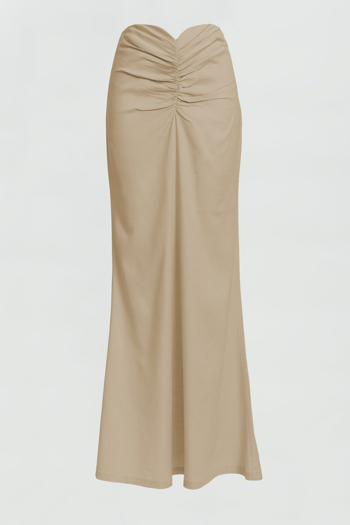 Bella Linen Maxi Skirt for Women - Flowy Boho Beach Skirt with Coconut Print - Perfect for Summer Vacations, Beach Parties & Casual Outings