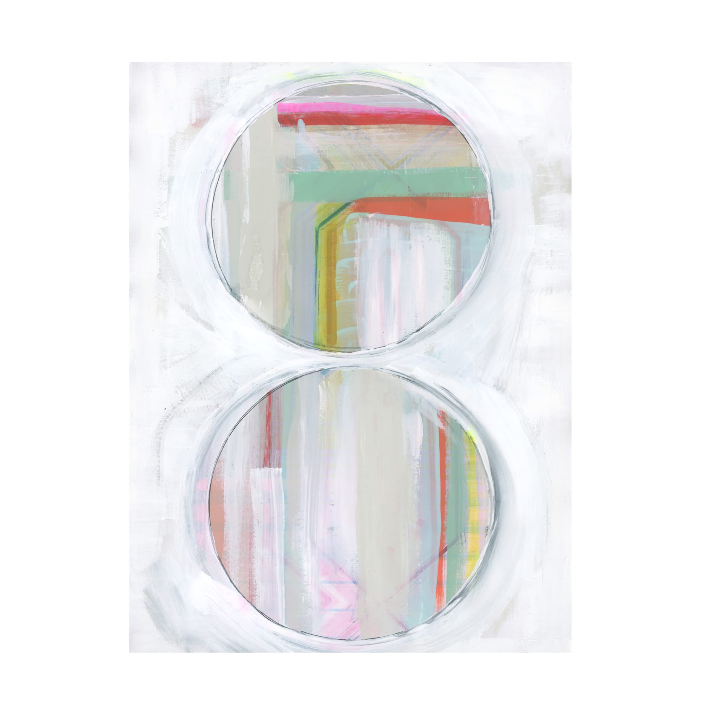 Bellissimo Art 'Art in Whites V' Canvas Wall Art - 35x47 Inches, Modern Home Decor for Living Room, Bedroom & Office | Trademark Fine Art Collection