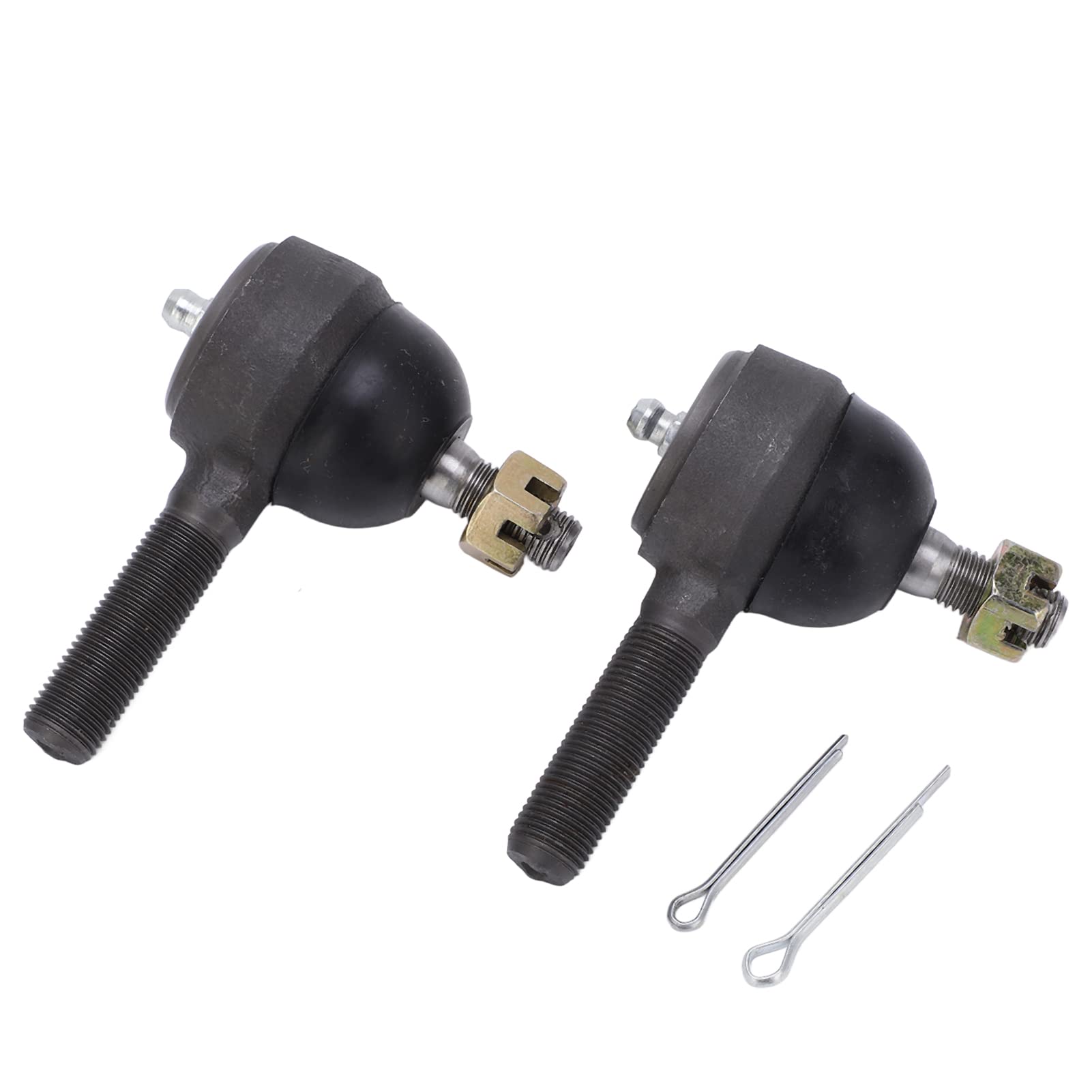 Yctze Club Car Tie Rod Ends Kit - 2 Pcs Replacement for Club Car DS Electric & Gas Models 1976-2008 - Perfect for Golf Cart Maintenance & Off-Road Vehicle Repairs