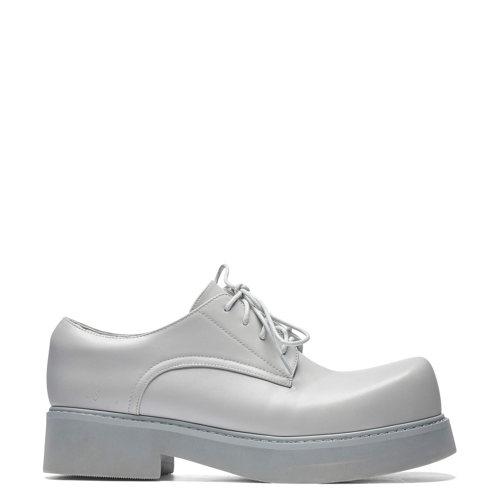 400% Oversized Derby Shoes for Men - Trendy Grey Platform Shoes for Punk & Gothic Fashion | Perfect for Cosplay, Halloween & Bold Street Style