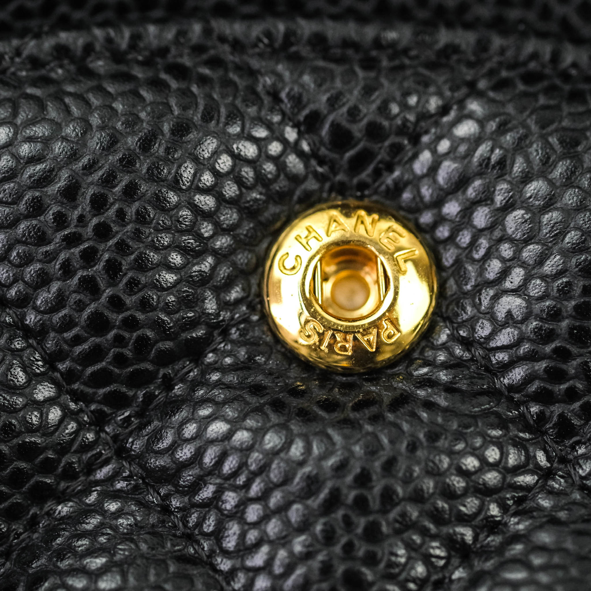 Chanel Classic Medium Double Flap Bag Black Caviar Leather with Gold Hardware - Luxury Shoulder Bag for Women, Perfect for Work, Parties & Special Occasions