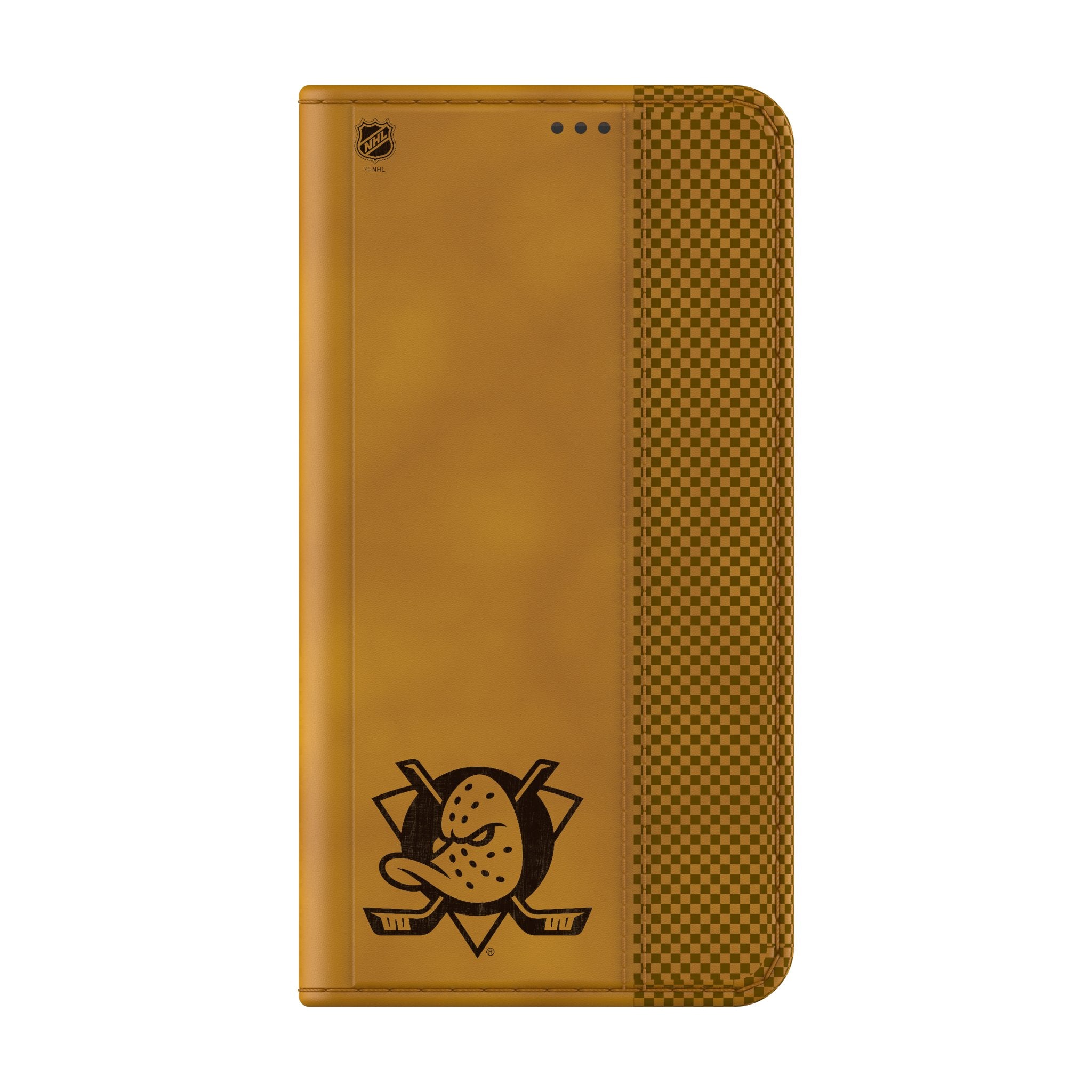 Anaheim Ducks NHL Hockey Team Burn Folio Phone Case for Samsung Galaxy - Perfect for Hockey Fans & Game Day Protection