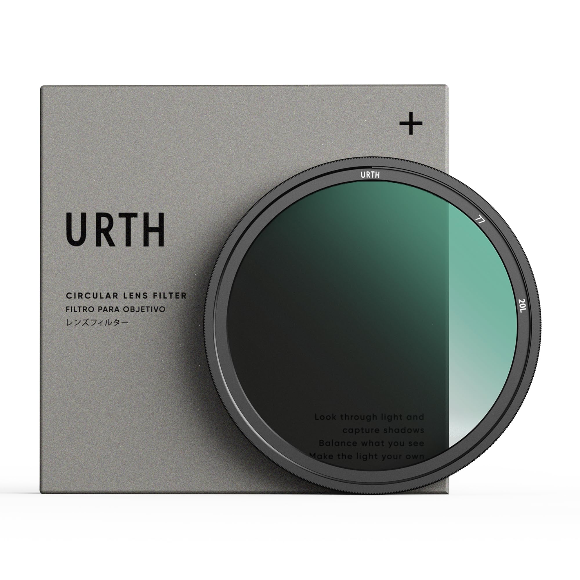 Urth 77mm Circular Polarizing (CPL) Lens Filter Plus+ - 20-Layer Nano Coated Slim Polarizer for DSLR & Mirrorless Cameras - Reduce Glare & Enhance Colors for Landscape & Outdoor Photography