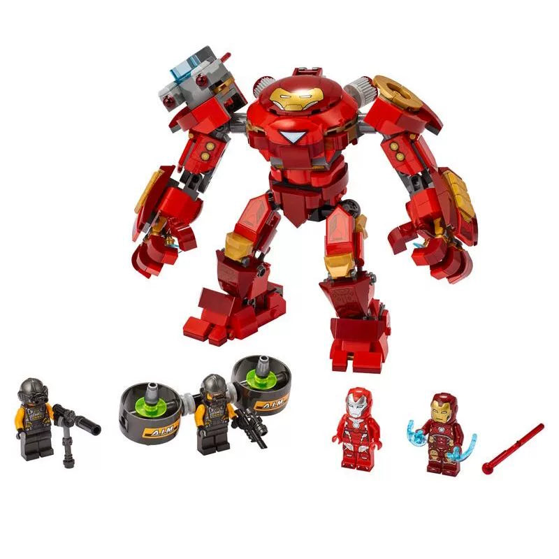 456-Piece Iron Man Hulkbuster Building Blocks Set - Superhero Toy for Kids & Collectors - Perfect for Marvel Fans, Birthday Gifts & Creative Play