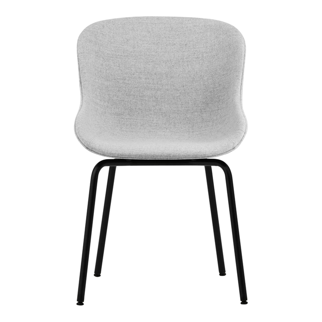 Stylish Hyg Side Chair with Steel 4-Leg Base & Comfortable Upholstered Seat - Perfect for Dining Rooms, Home Offices, and Small Spaces