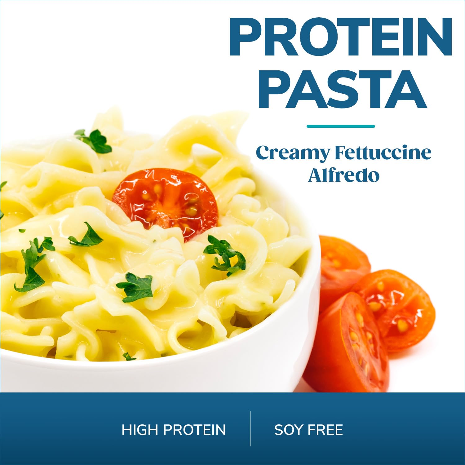 WonderSlim High Protein Pasta - Creamy Fettuccini Alfredo, 12g Protein, 200 Calories per Serving, Low Carb, Keto Friendly (5 Pack) | Perfect for Weight Loss, Muscle Building & Healthy Meal Prep