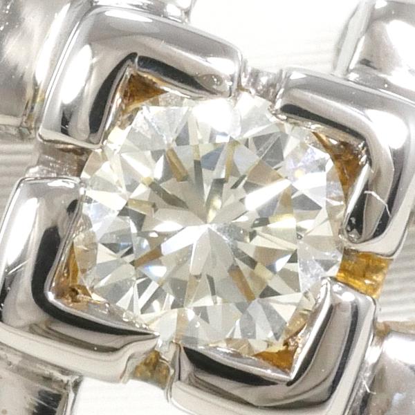 18K White Gold Diamond Ring for Women - Size 15 | Elegant Wedding, Engagement & Anniversary Jewelry Gift