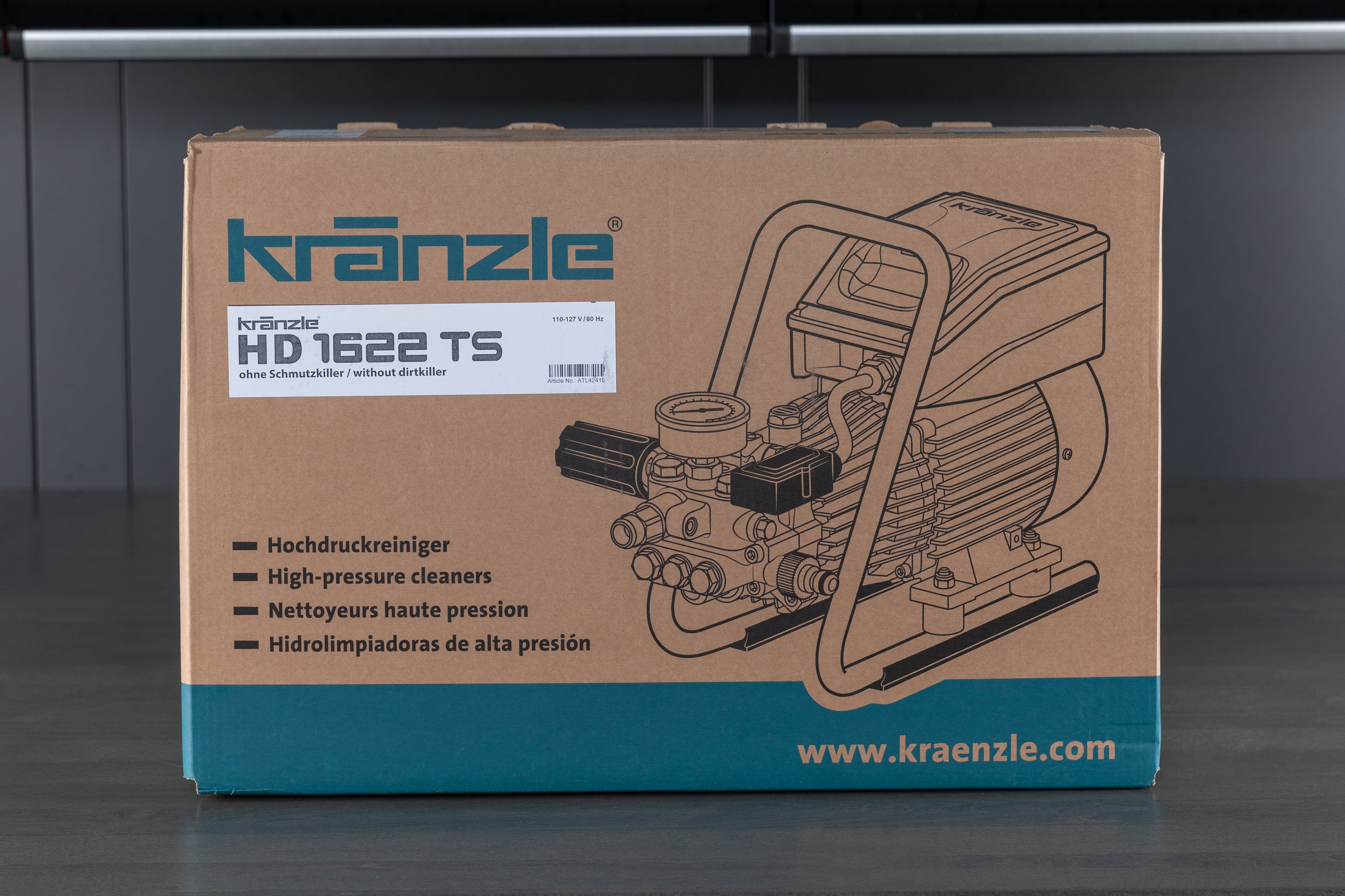 Kranzle K1622TS Electric Pressure Washer - 1600 PSI, 1.6 GPM, Professional-Grade for Home & Commercial Use - Perfect for Cleaning Driveways, Decks, Cars & Outdoor Surfaces