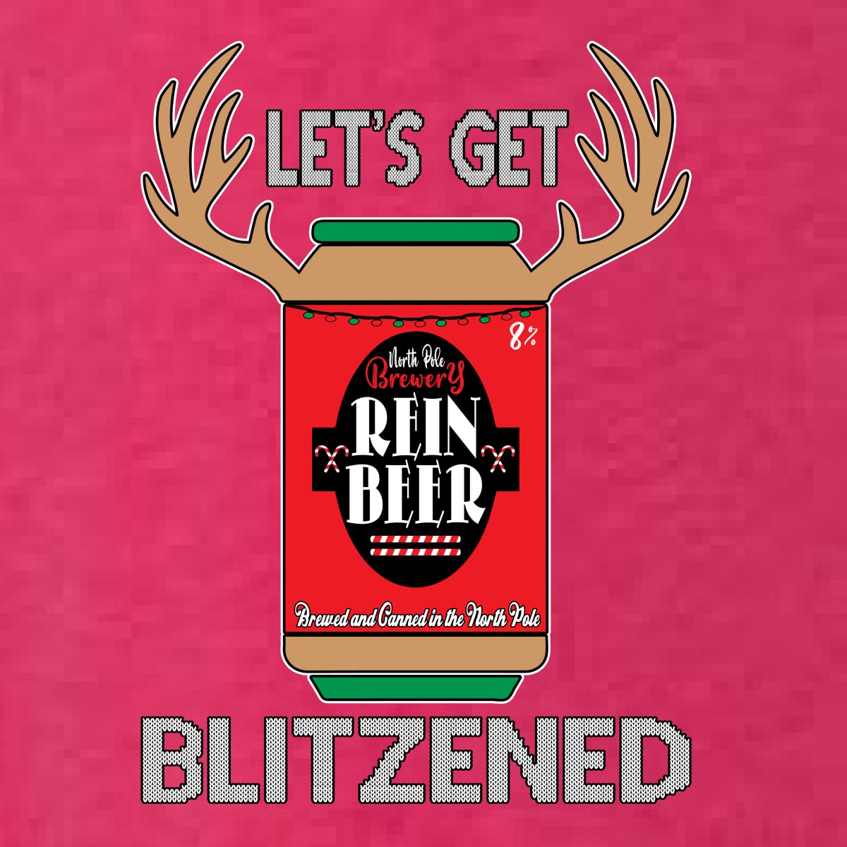 Let's Get Blitzened Christmas Tri-Blend Racerback Tank Top - Festive Holiday Party Outfit for Women | Comfortable & Stylish Seasonal Apparel