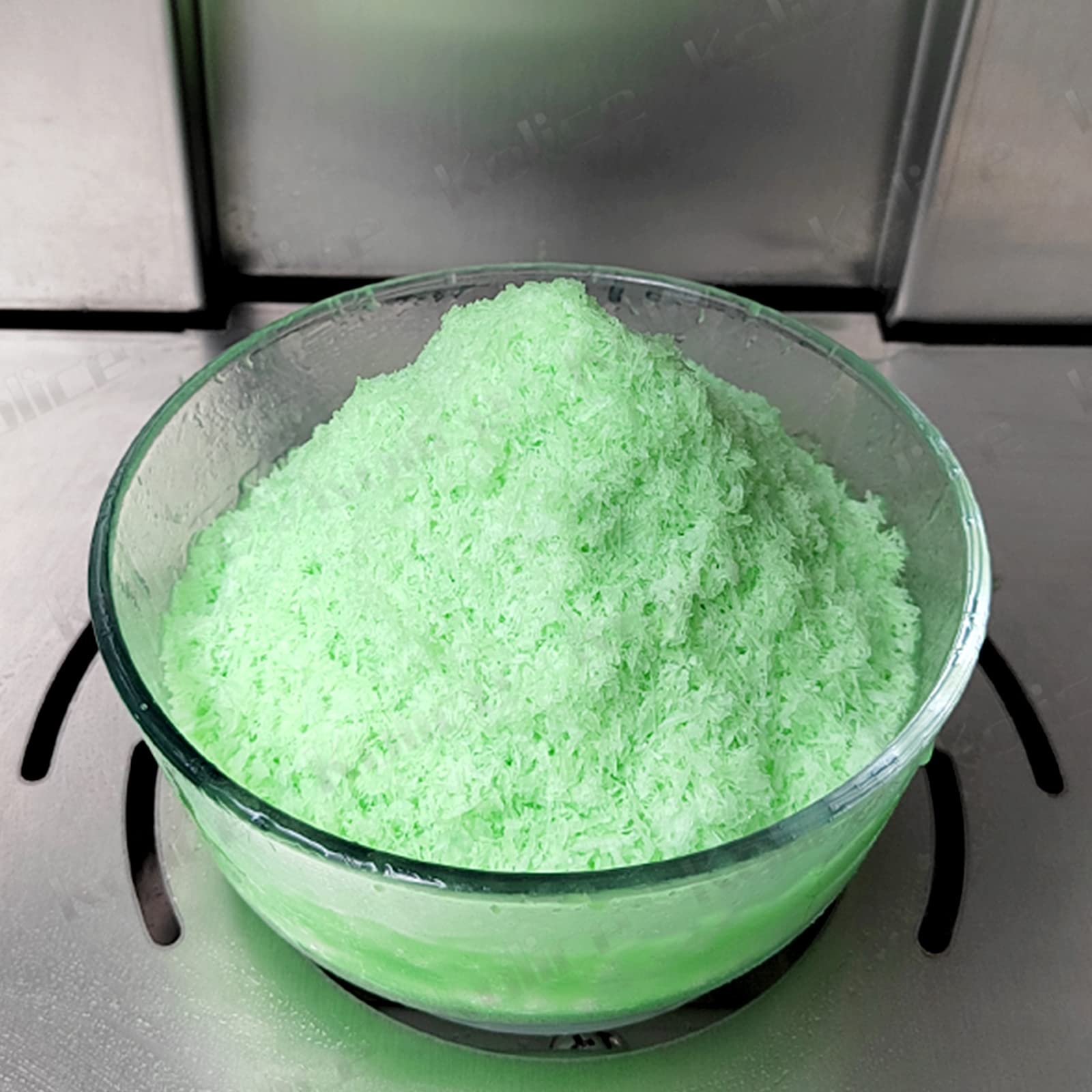Kolice Commercial Electric Ice Crusher Shaver Machine - 407lbs/Day Automatic Snow Cone Maker with Water Cooling System for Bars, Restaurants, and Home Use - Perfect for Cocktails, Smoothies, and Frozen Treats