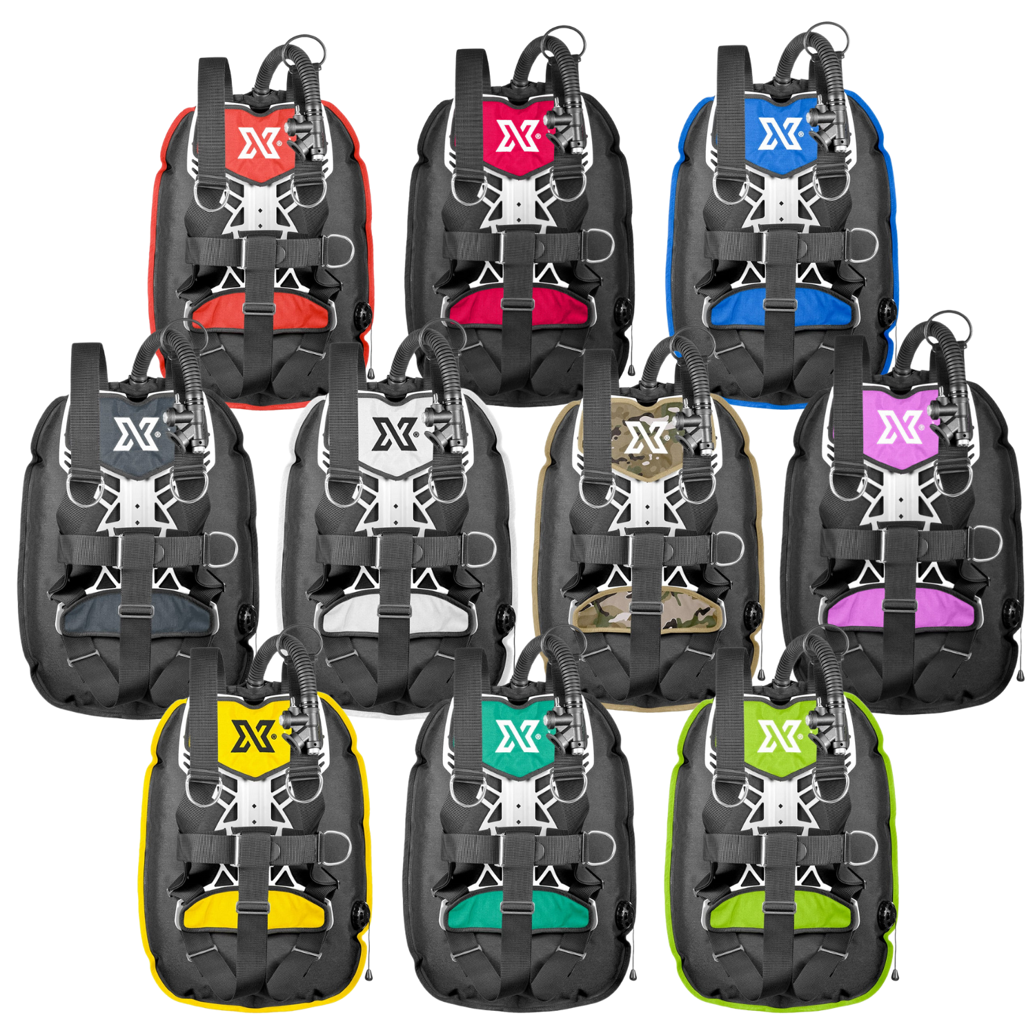 XDeep NX Ghost Standard Full Setup Wing System - Premium Scuba Diving Gear for Advanced Divers | Special Order Colors Available | Perfect for Deep Sea Exploration and Underwater Adventures