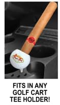 Premium Golf Ball Cigar Holder - Durable Stogie Stand for Golfers | Perfect for Golf Courses, Backyard BBQs & Outdoor Relaxation