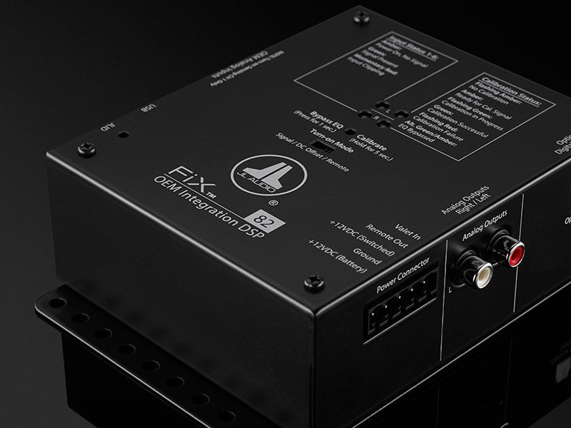 JL Audio FiX 82 DSP Audio Processor - Car Audio System Integration & Sound Tuning for Enhanced Music Experience