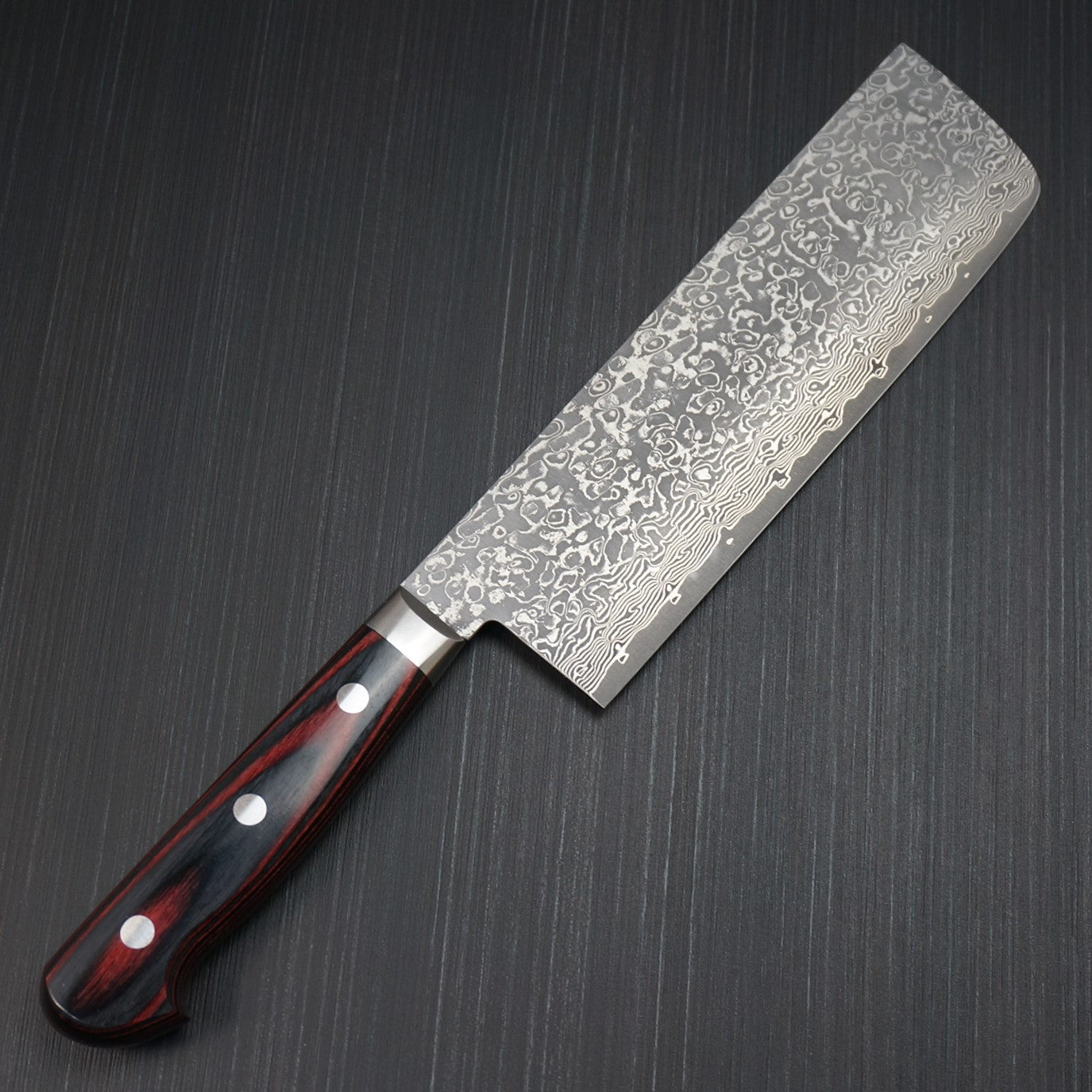 Premium Japanese Kato VG10 63-Layer Damascus Steel Nakiri Knife with Black Finish - Professional Vegetable Chopper for Home Chefs & Cooking Enthusiasts - Ideal for Slicing, Dicing & Precision Cutting