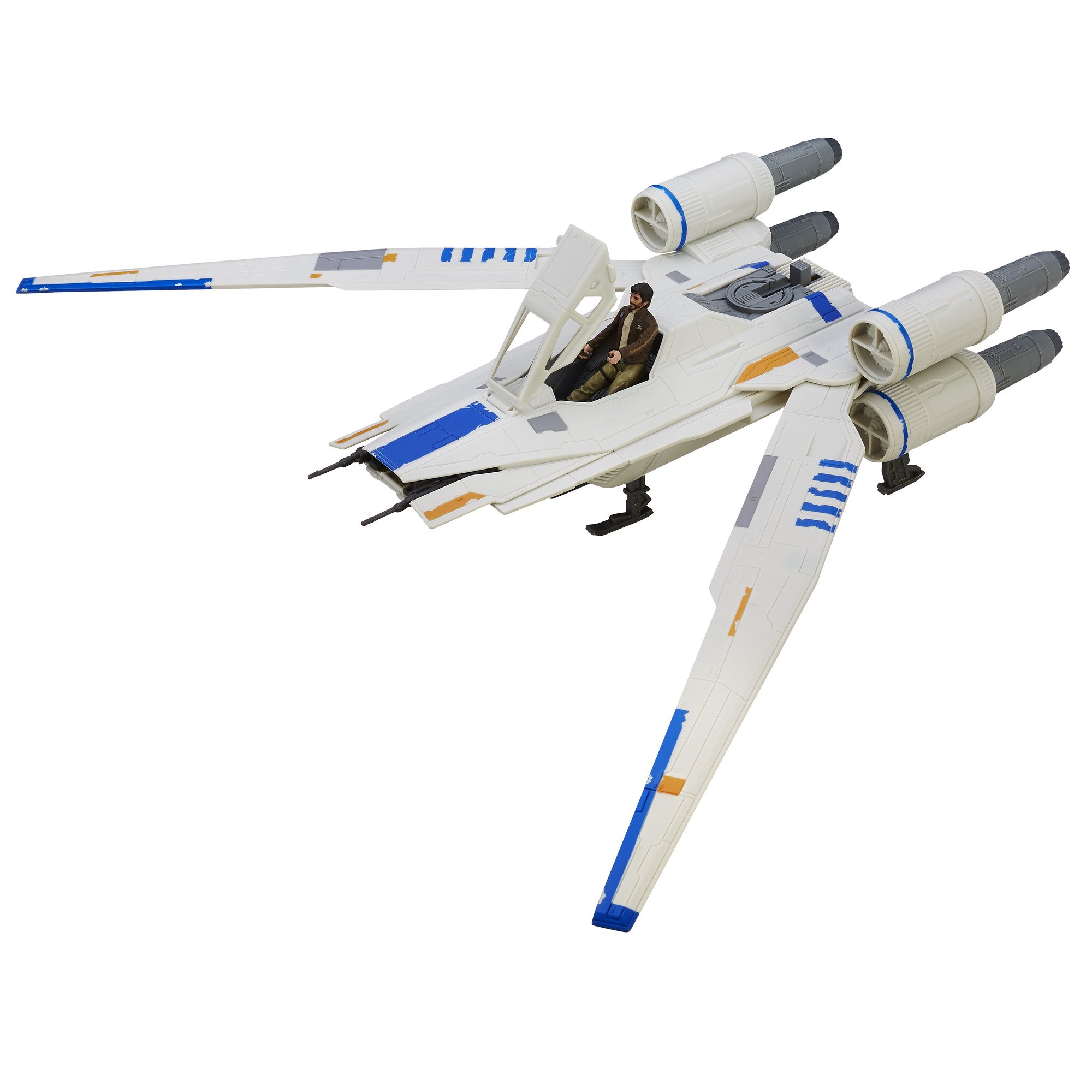 Star Wars Rogue One Rebel U-Wing Fighter Toy - Collectible Model Spaceship for Kids & Adults - Perfect for Display, Play & Star Wars Themed Parties