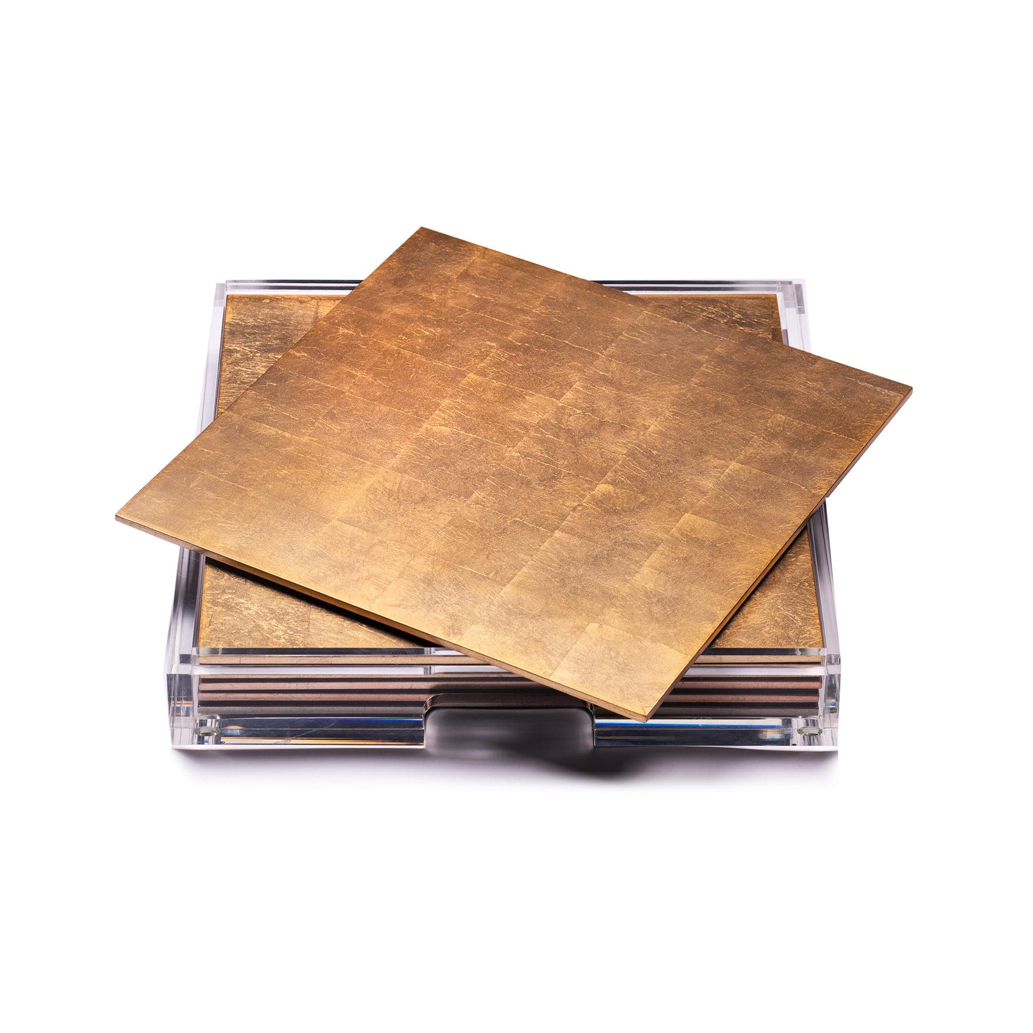 Placebox Clear Silver Leaf & Gold - Elegant Decorative Leaves for DIY Crafts, Scrapbooking, and Home Decor