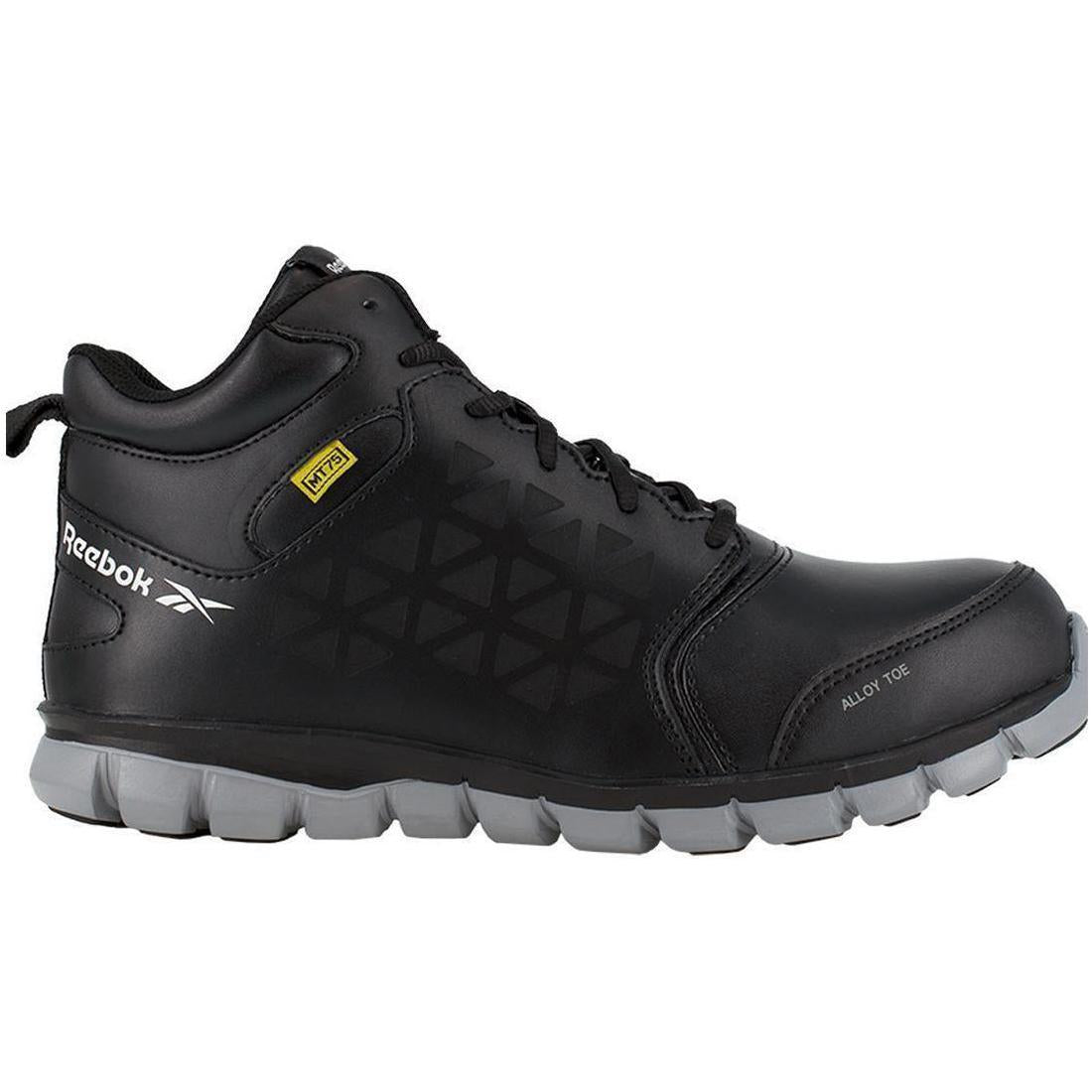 Sublite Cushion Alloy Toe Safety Work Shoes - Black Metguard Athletic Shoes for Men & Women | Comfortable Lightweight Work Boots for Construction, Warehouse & Outdoor Jobs