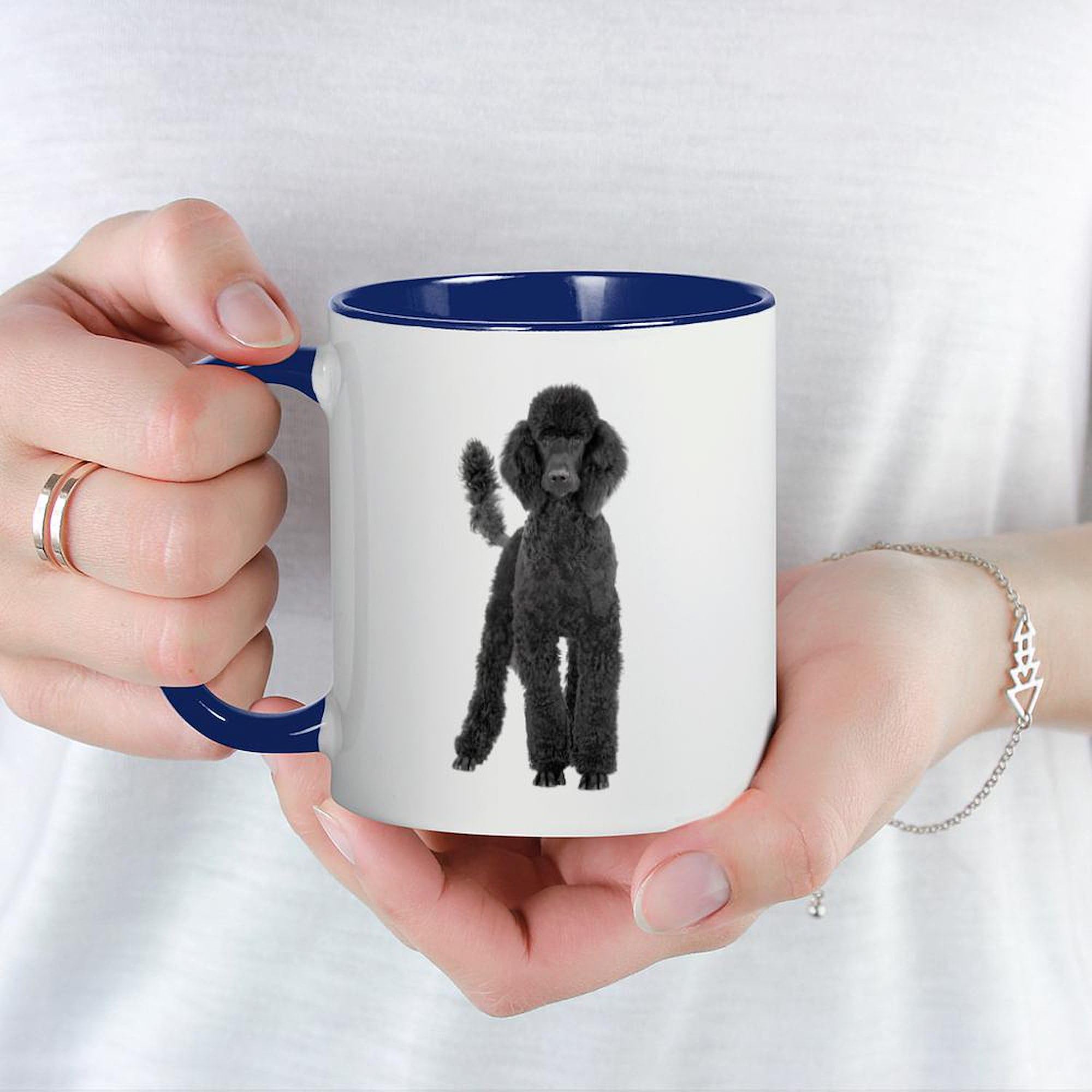 Poodle Picture Mug 11 oz (325 ml) - Ceramic Coffee Cup with Cute Dog Design - Perfect for Dog Lovers, Tea & Coffee Drinkers - Great Gift for Birthdays, Holidays & Office Use