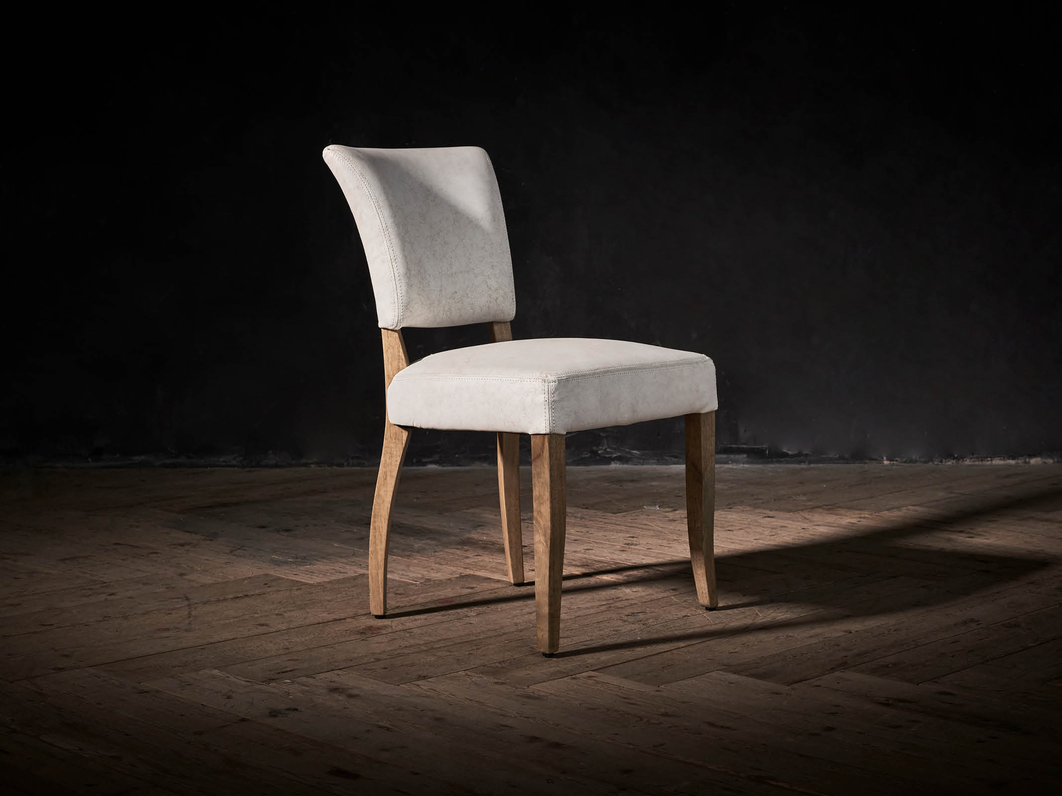 Mimi Dining Chair - Modern Wooden Kitchen Chairs with Cushion, Set of 2 - Perfect for Dining Room, Breakfast Nook, and Small Space Decor