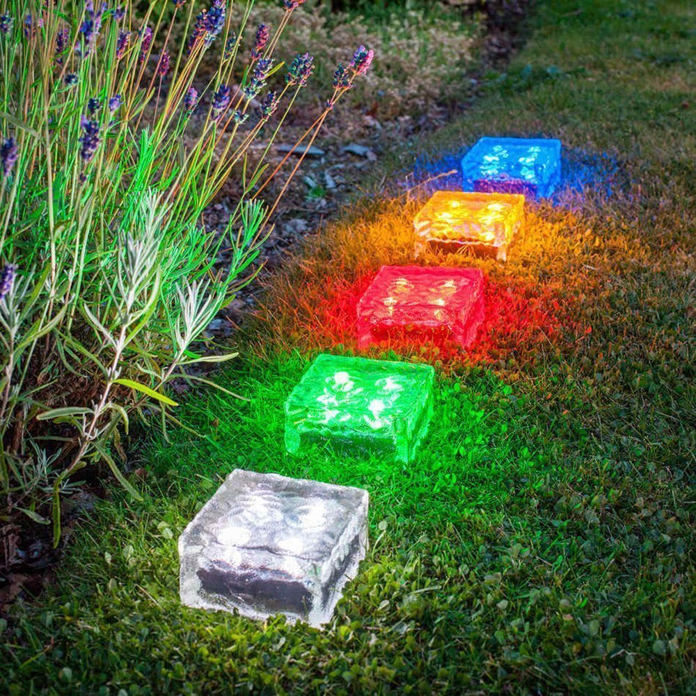 Solar LED Path Lights - 4-Pack Waterproof Outdoor Garden Lights for Walkway & Yard Decor