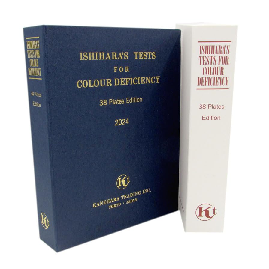 Ishihara Test Chart for Color Blindness - 38 Plate Edition (2024) | Accurate Color Vision Test for Eye Exams & Occupational Screening