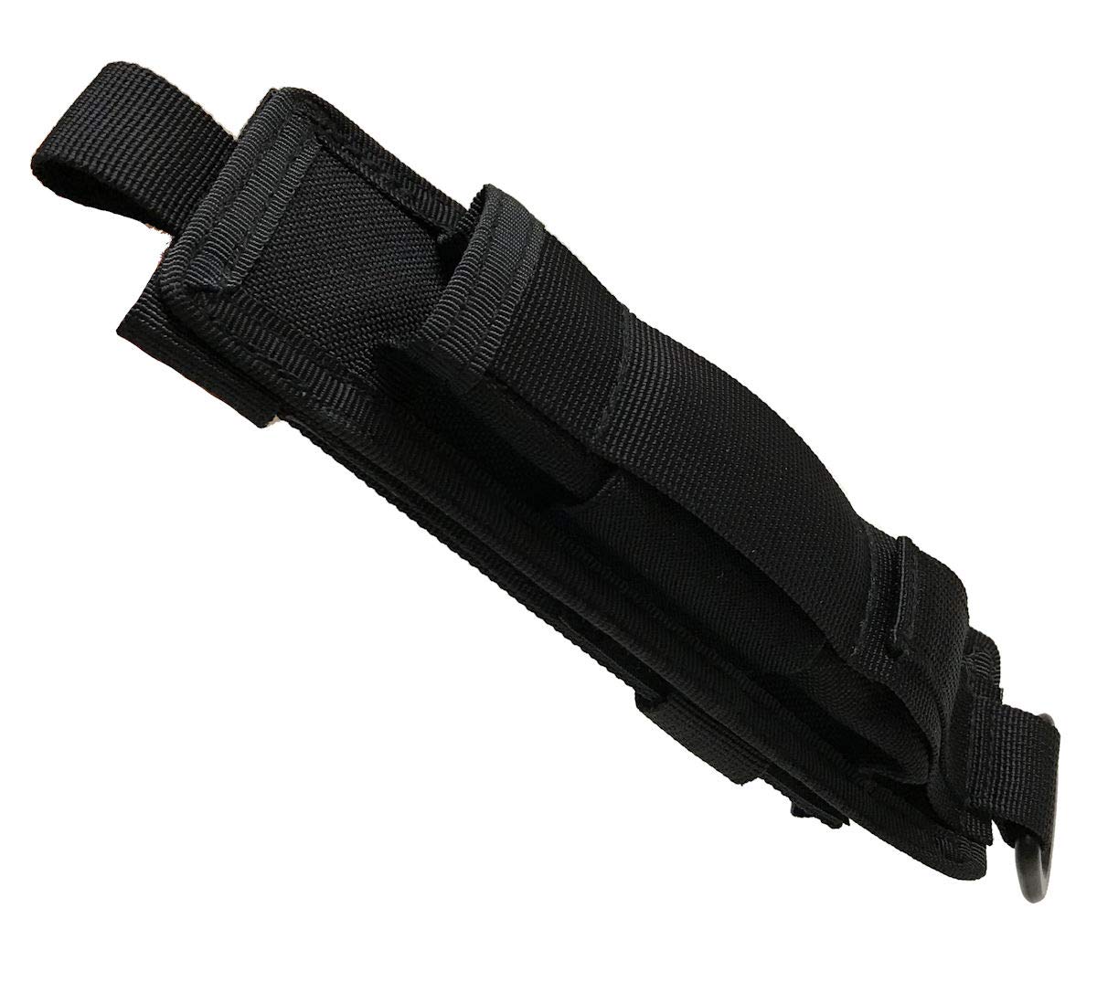Tactical MOLLE Baton Holder Pouch - Compatible with Expandable Batons & Flashlights - Perfect for Police Duty, Security Work, and Outdoor Adventures