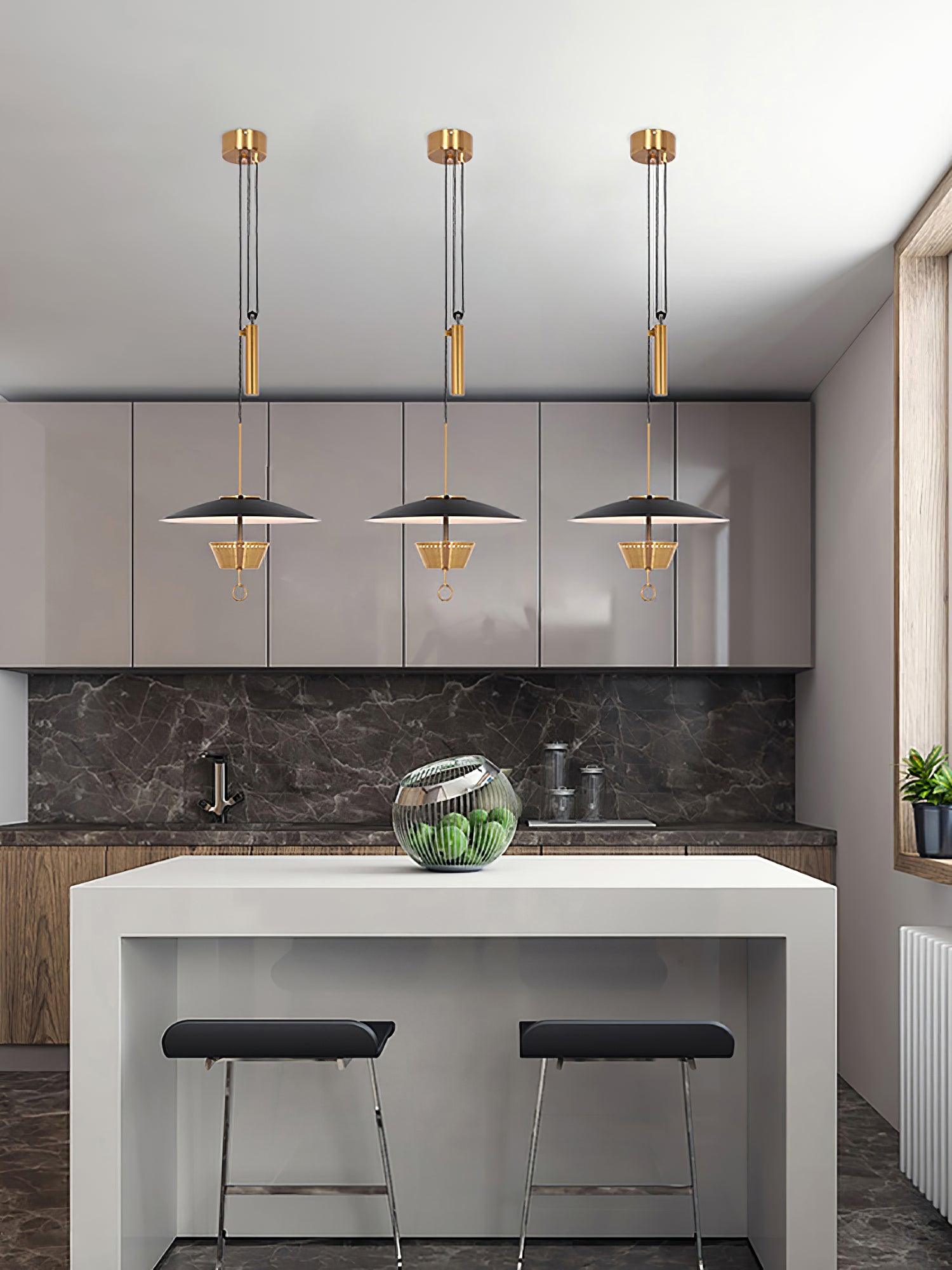 Gaetano Pendant Lamp - Modern Glass Hanging Light Fixture for Dining Room, Kitchen Island & Bedroom | Elegant Ceiling Lighting Decor