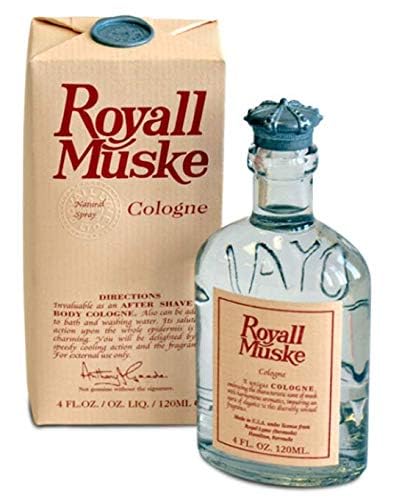 Royall Muske Of Bermuda Cologne Spray for Men - 4.0 Oz Aftershave & Cologne by Royall Fragrances | Perfect for Daily Wear, Office & Special Occasions