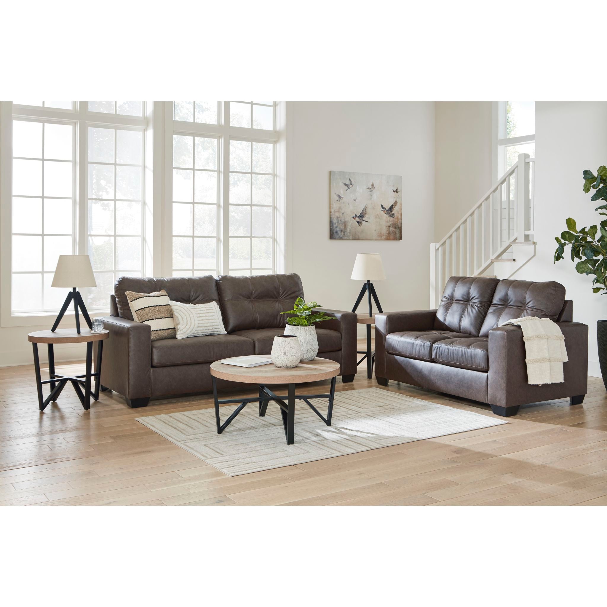 Barlin Mills Loveseat - Modern Comfortable 2-Seater Sofa for Small Spaces | Perfect for Living Room, Apartment & Cozy Home Decor