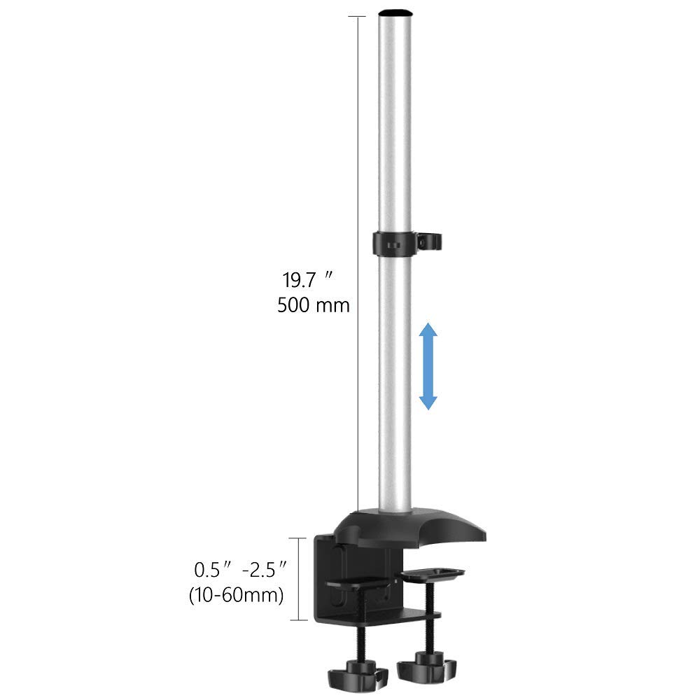 Cotytech BL-AP22 Dual Monitor Stand for Apple - Adjustable Desktop Mount for Side by Side or Top Down Setup | Perfect for Home Office, Gaming & Workspace Organization