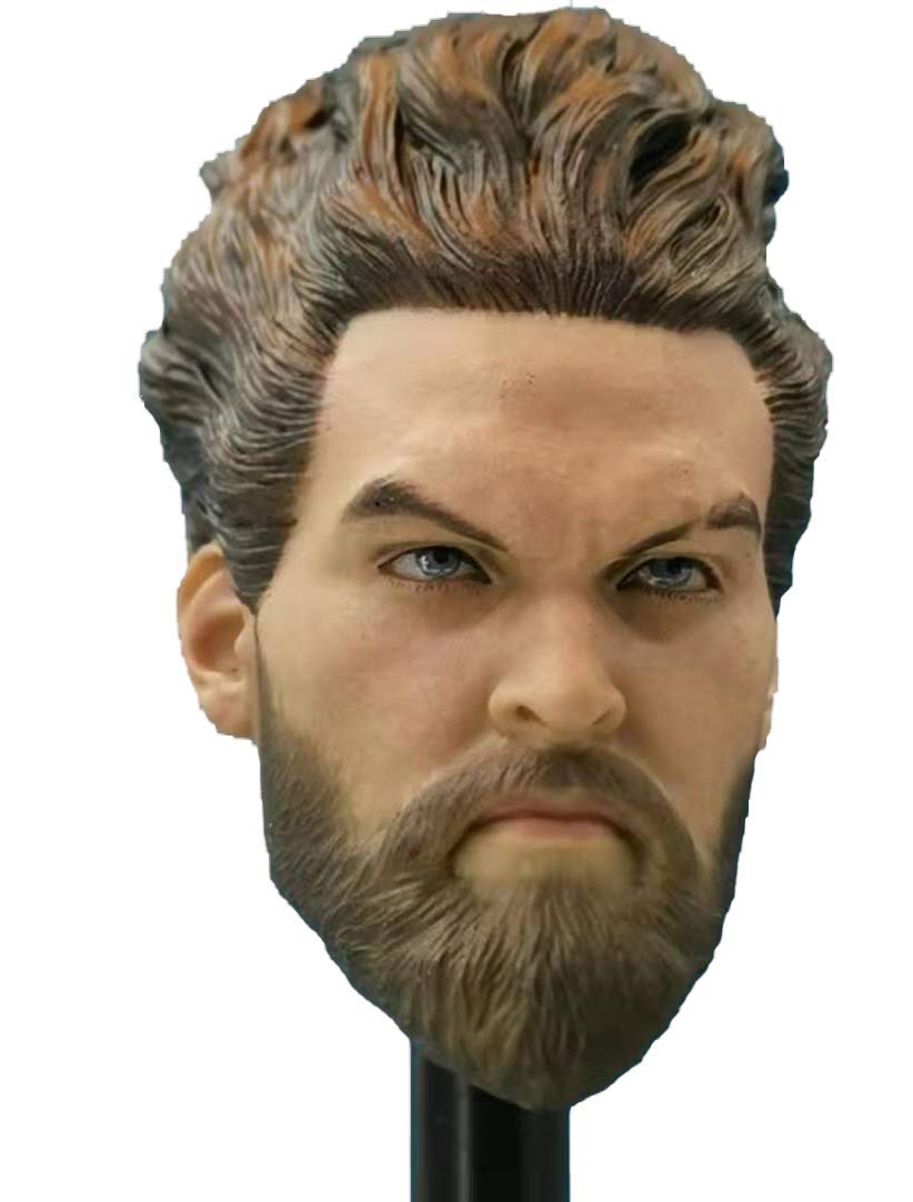 Phicen 1/6 Scale Male Body Custom Head Sculpt - Realistic Action Figure Head for Collectors & DIY Model Scenes - Perfect for Display, Photography & Custom Figure Projects