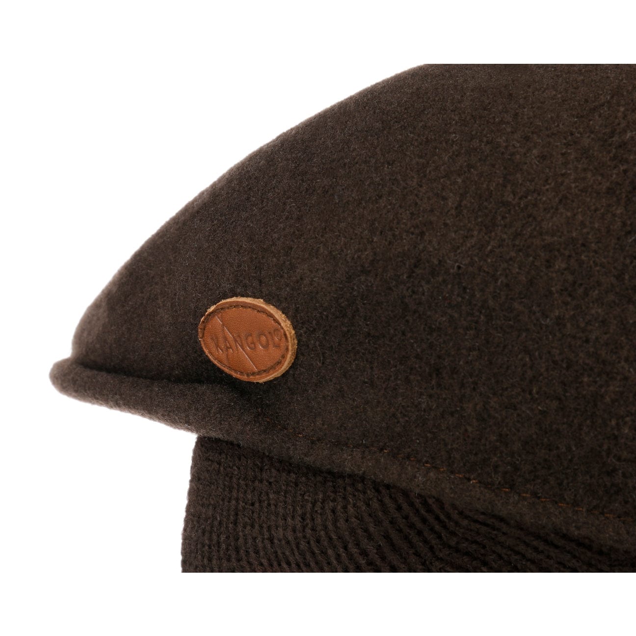 Kangol 504 Flat Cap with Ear Flaps - Winter Wool Hat for Men & Women - Perfect for Outdoor Activities, Hiking, and Cold Weather Fashion