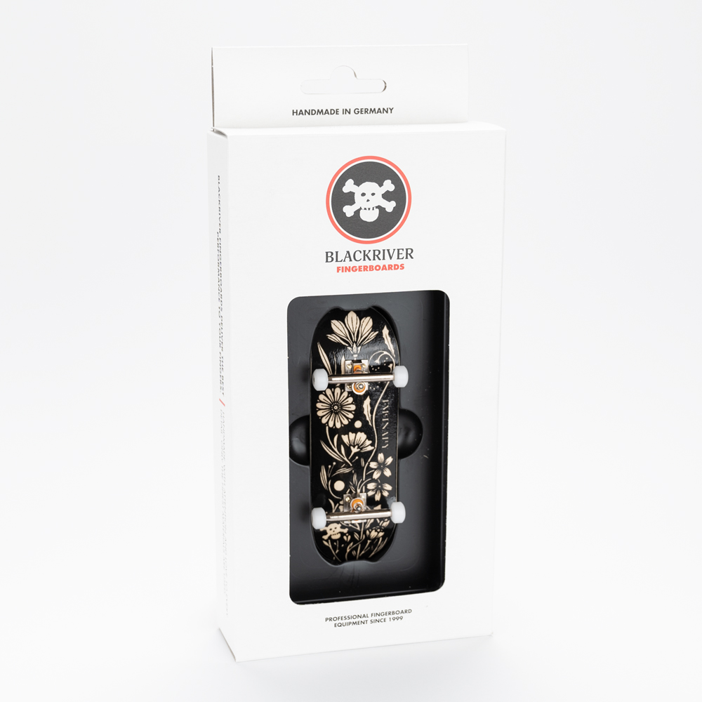 Blackriver 7 Ply Fingerboard Complete - Tom McInally 2022 Pro Model | Professional Mini Skateboard for Finger Tricks & Skate Training | Perfect for Indoor Practice, Skate Park Simulation & Collectors