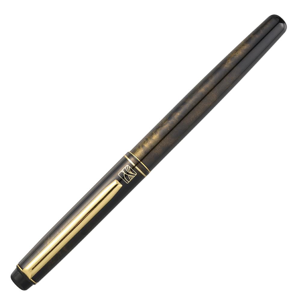 Premium Kuretake Handcrafted Calligraphy Brush Pen - Tortoise Shell Design for Artists & Beginners | Perfect for Japanese Calligraphy, Watercolor Painting & Lettering Projects