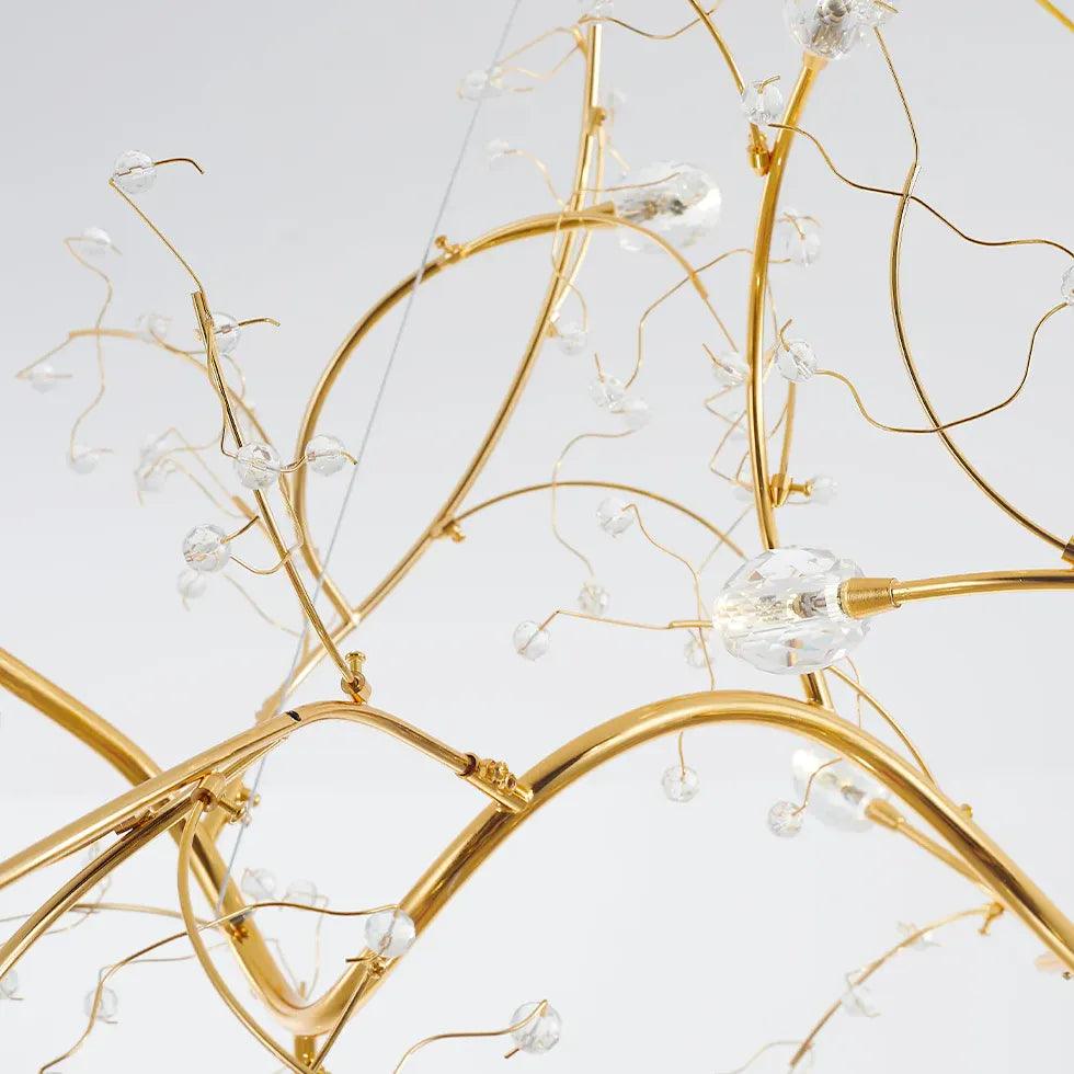 Modern Willow Branches Pendant Light - Elegant Handmade Rattan Chandelier for Dining Room, Bedroom, and Living Room Decor