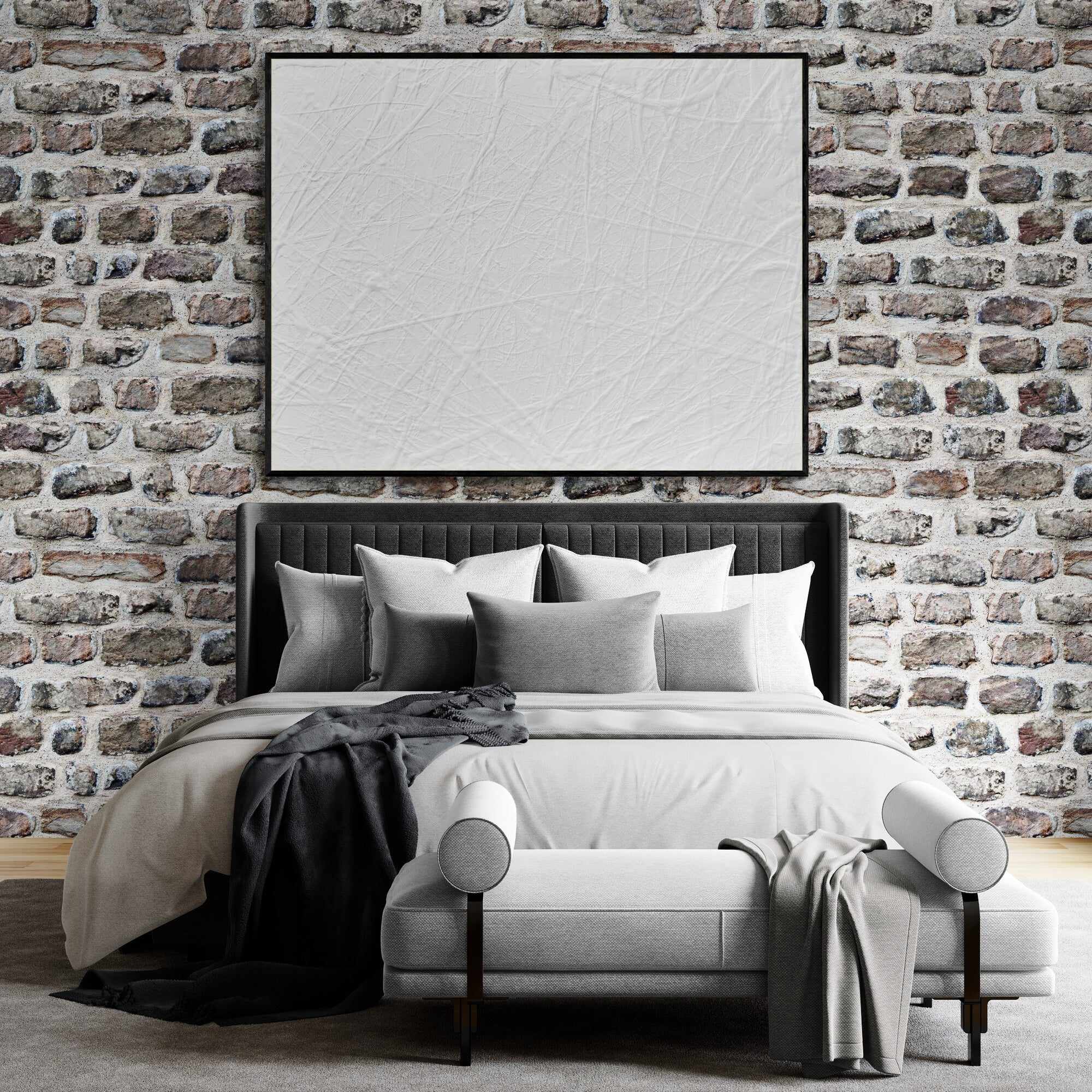140cm x 180cm White Textured Abstract Canvas Painting - Modern Large Wall Art for Living Room, Bedroom & Office Decor