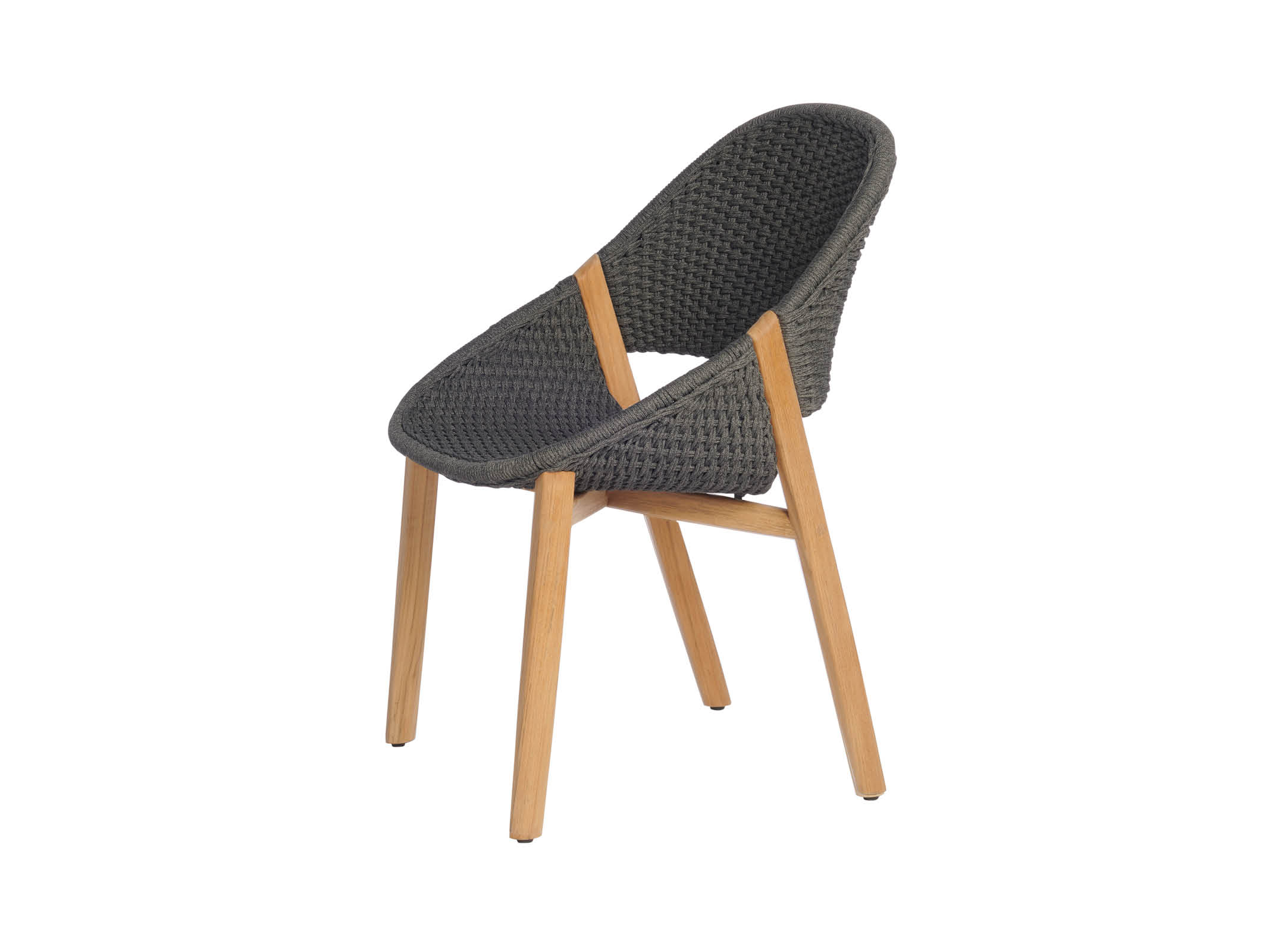 Elio Modern Dining Chair - Sturdy Wooden Kitchen Chair with Upholstered Seat - Perfect for Dining Room, Kitchen, and Breakfast Nook