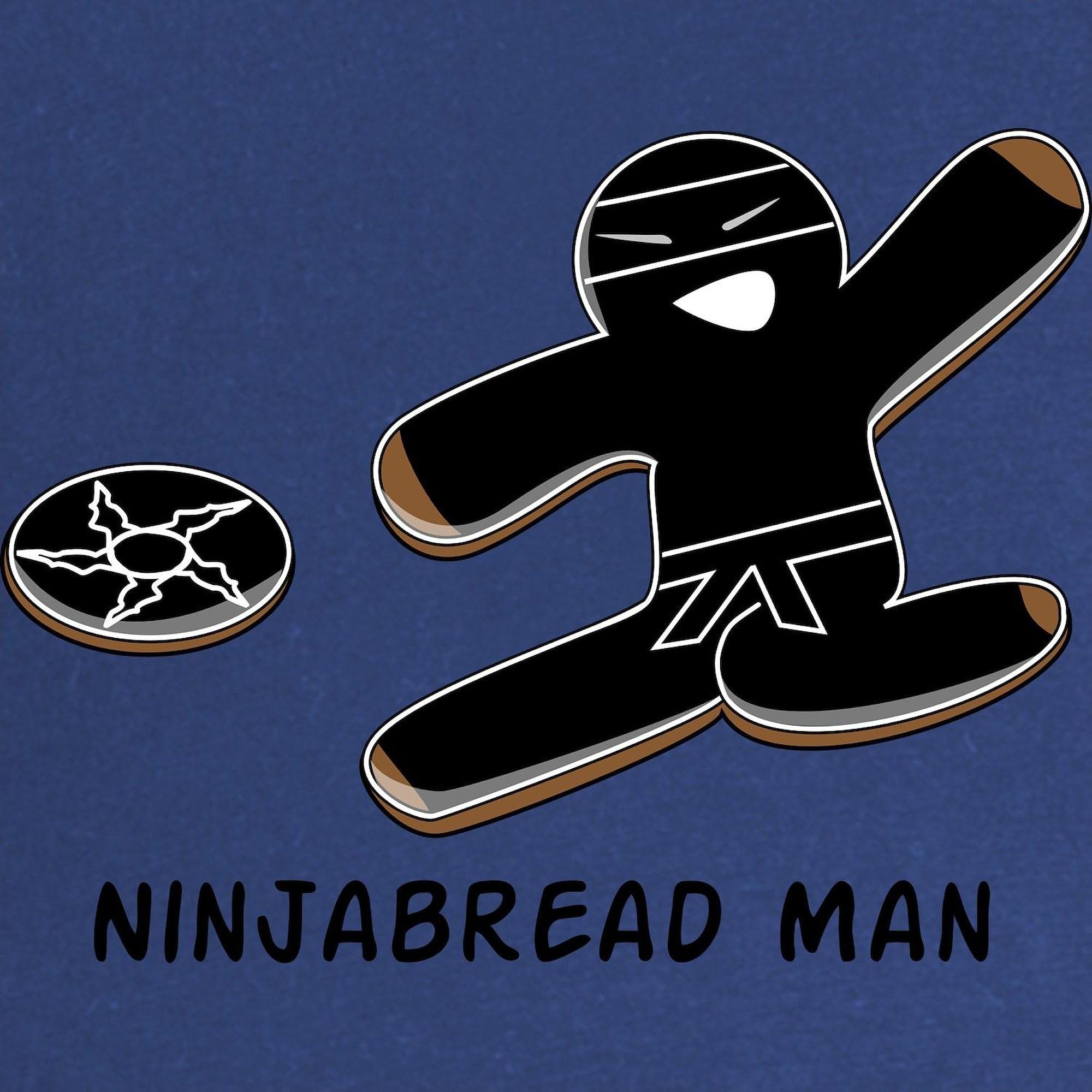 Ninjabread Man Maternity T-Shirt for Women - Stretchy Ruched Side Design for Pregnancy Comfort | Perfect for Baby Showers, Maternity Photos & Casual Wear
