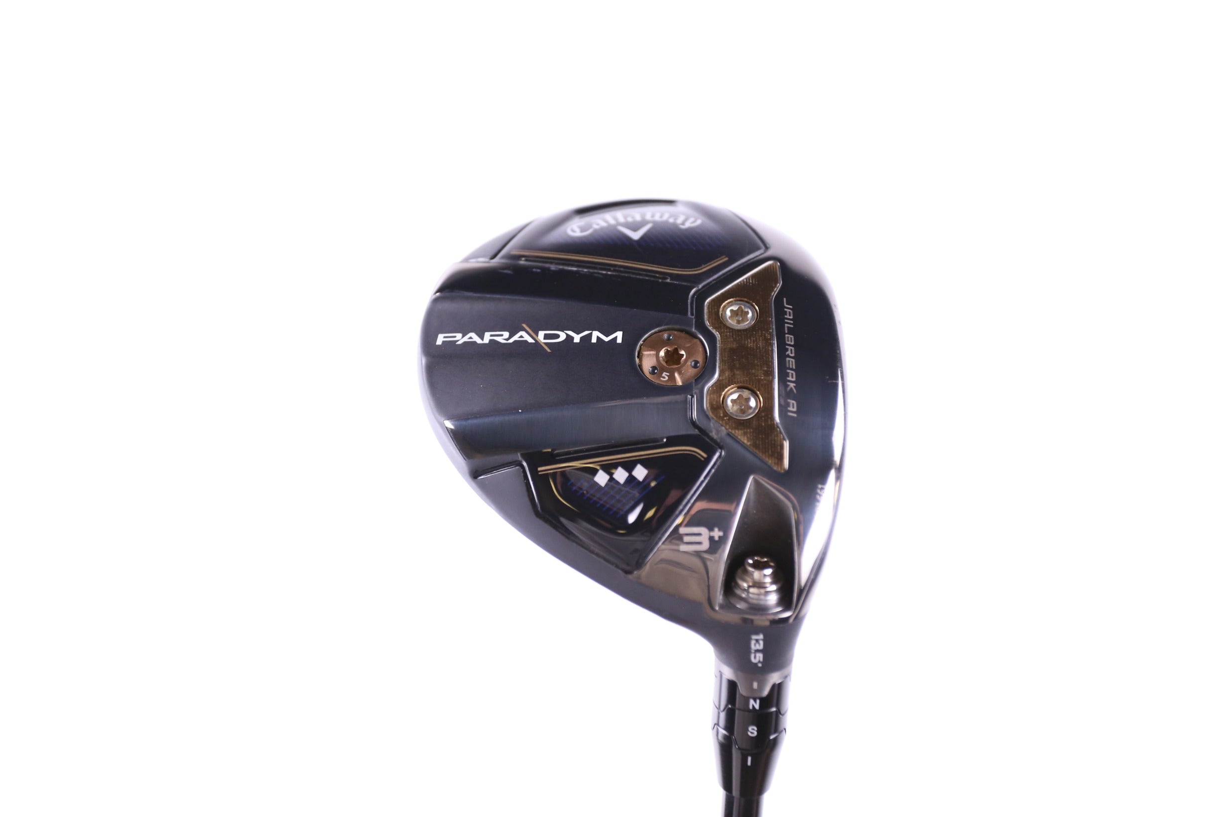 Used Callaway Paradym Triple Diamond 3+ Wood Golf Club - Right Handed 13.5° X-Stiff Flex for Long Distance Shots | Perfect for Low Handicap Players on Fairways & Tee Shots