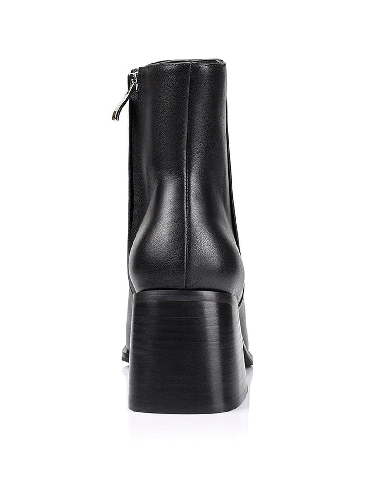 Lancelot Women's Black Leather Ankle Boots - Stylish & Comfortable for Casual Wear, Office, and Night Out