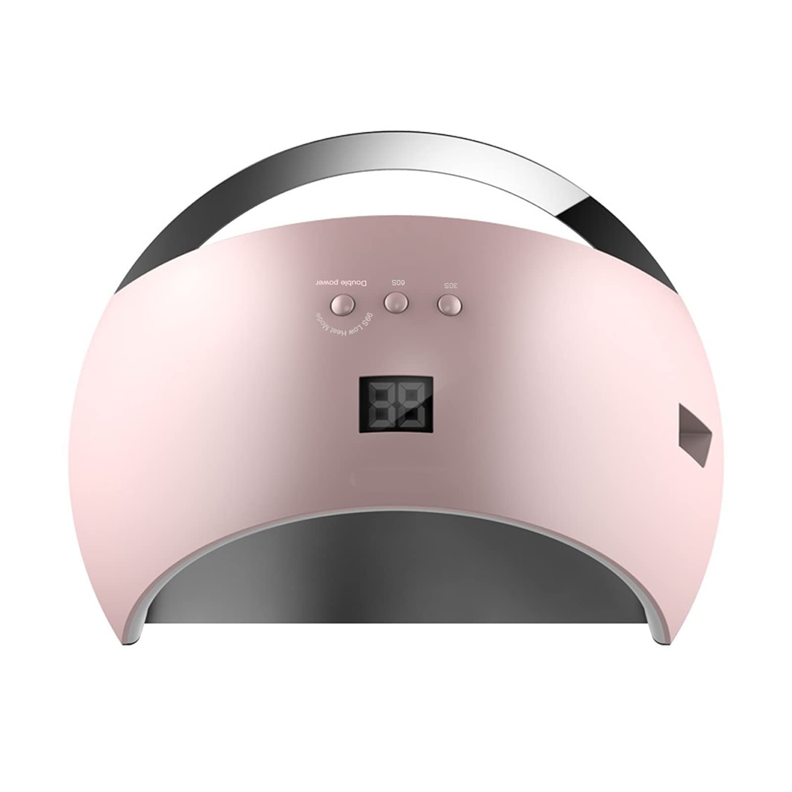 48W UV LED Nail Dryer with Auto Sensor - Smart Double Light Manicure Lamp for Gel Polish & Nail Art (Pink) | Perfect for Salon & Home Nail Care