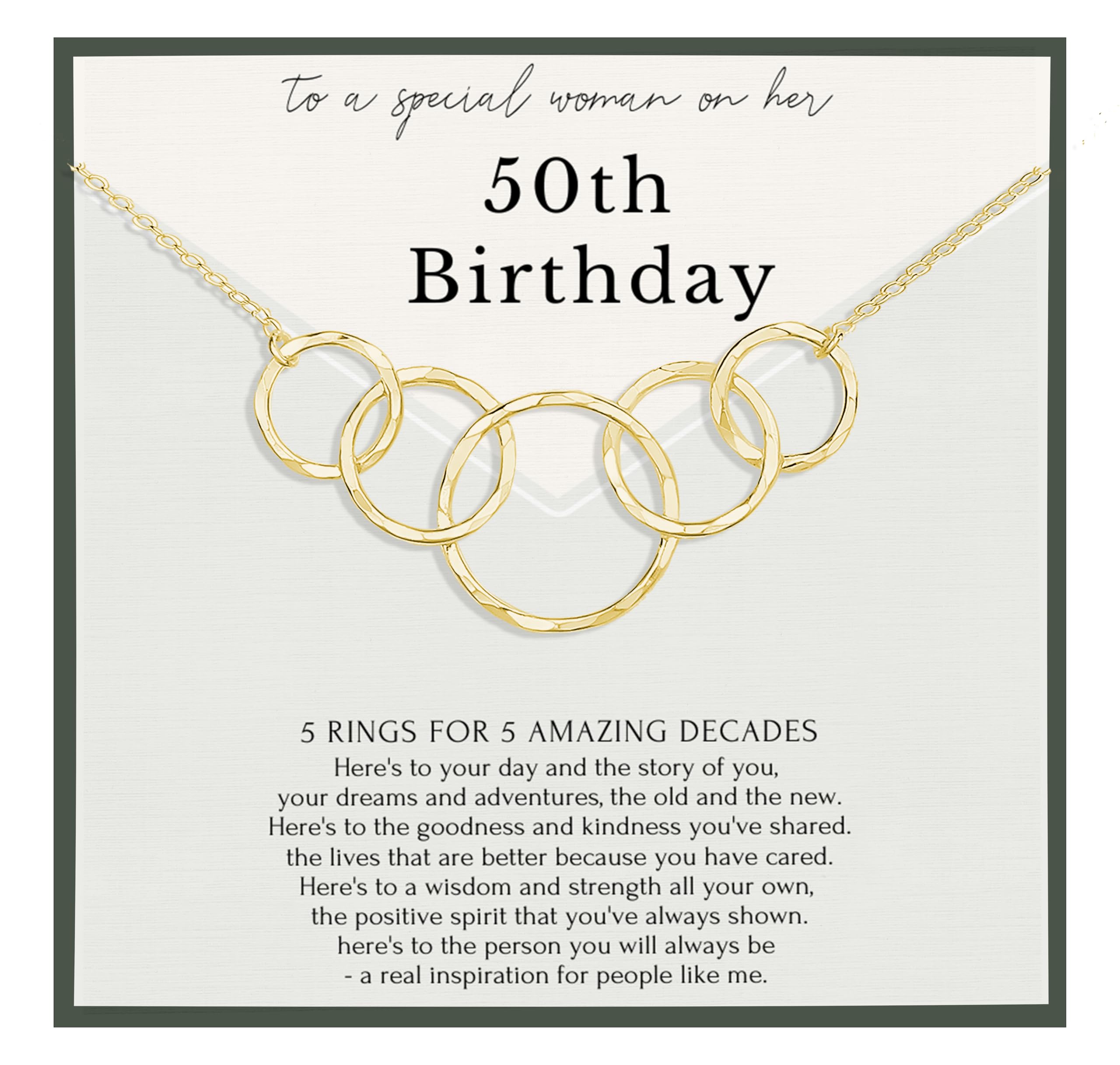 14k Gold Plated Sterling Silver Birthday Necklace for Women - Elegant Jewelry Gift for Mom, Wife, Daughter, Sister | Perfect for Birthdays, Anniversaries & Special Occasions