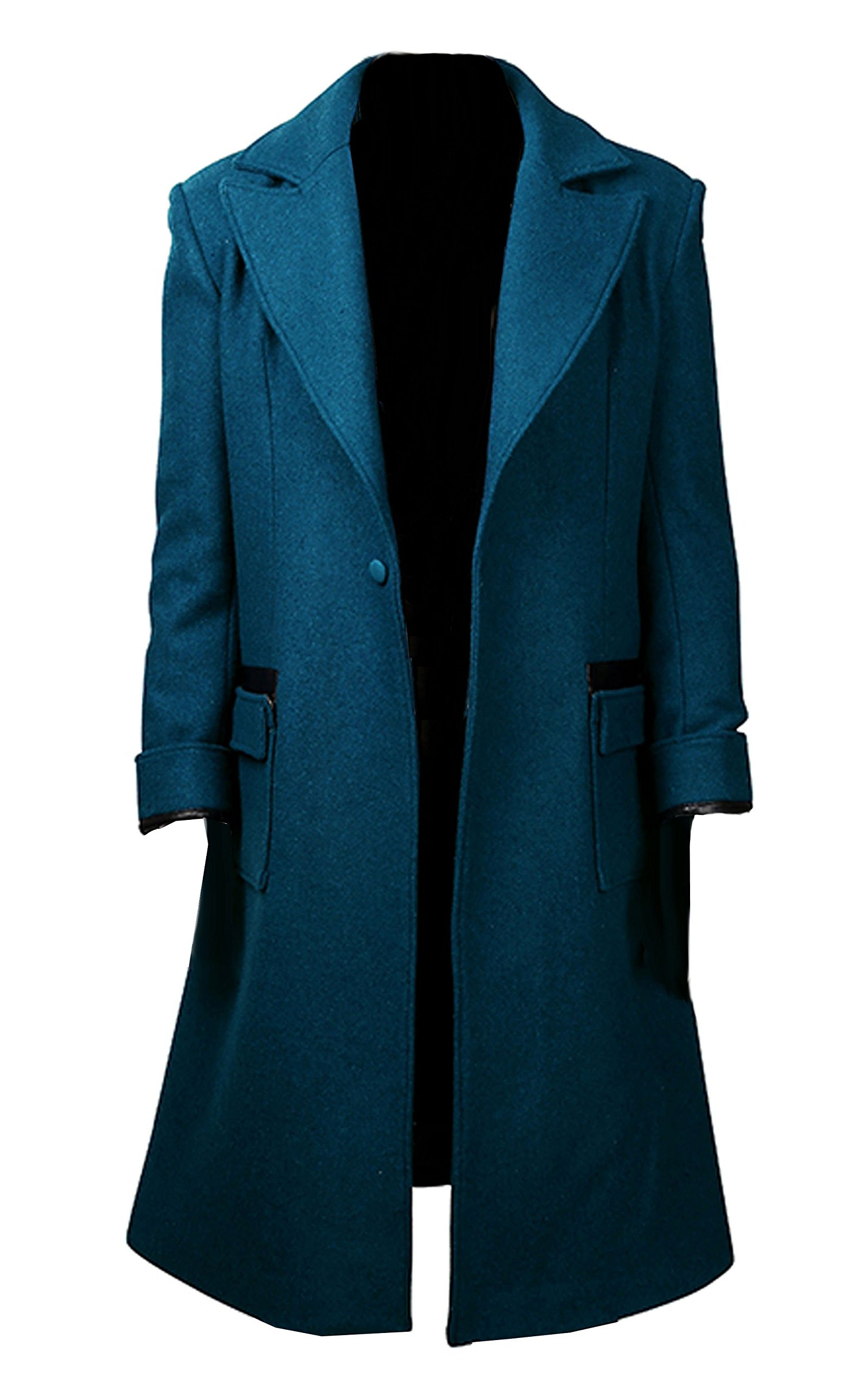 ZYHCOS Gothic Trench Coat for Adults & Kids - Medieval Windbreaker Winter Costume for Halloween, Cosplay & Themed Events