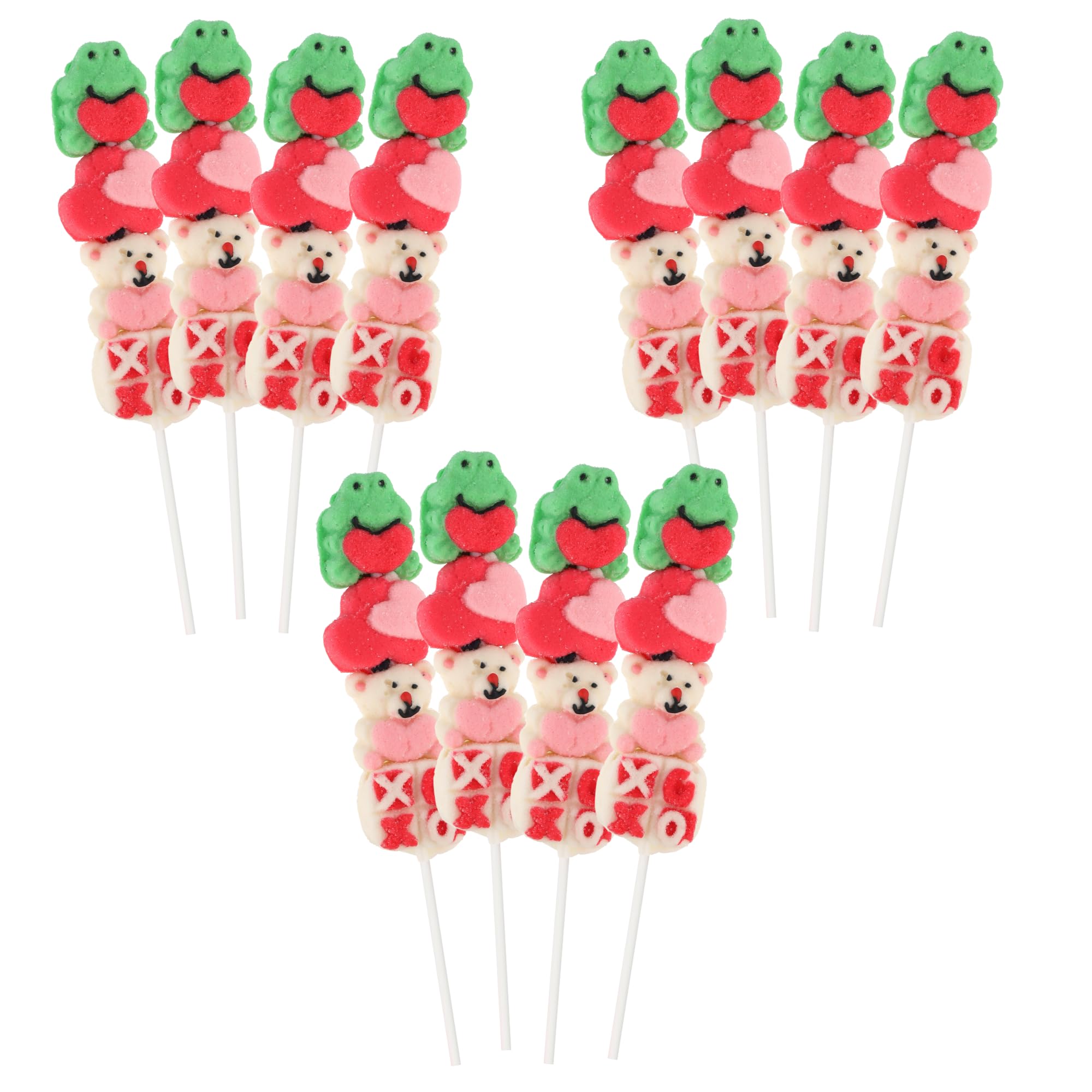 Needzo Candy Marshmallow Pops Bundle - 12 Pack of Colorful Party Favors for Kids, Classroom Treats & Friendship Exchange Gifts | Perfect for Birthday Parties, School Events & Holiday Celebrations