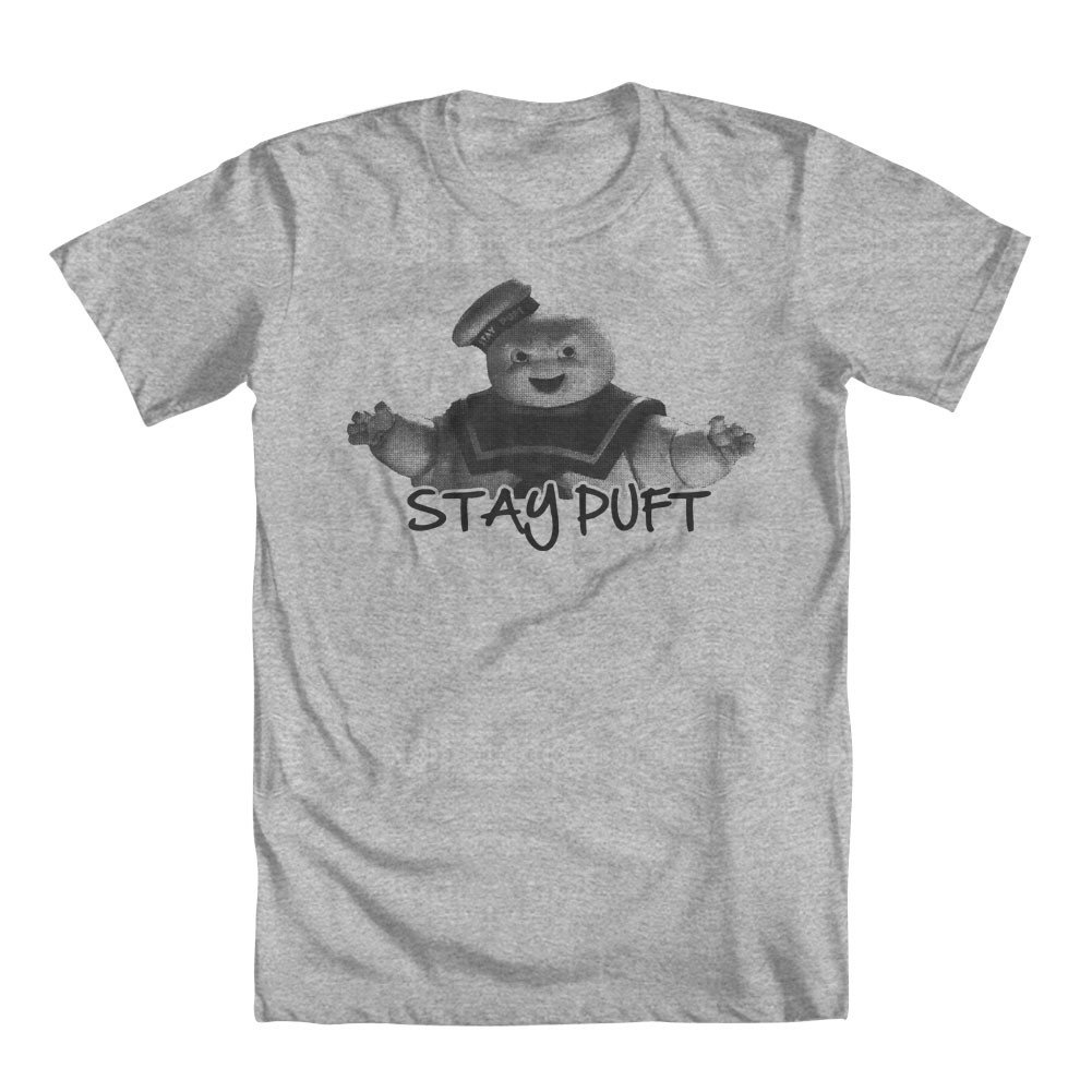 GEEK TEEZ Staypuft Marshmallow Man Men's Graphic T-Shirt - Soft Cotton Tee for Ghostbusters Fans, Casual Wear & Pop Culture Events