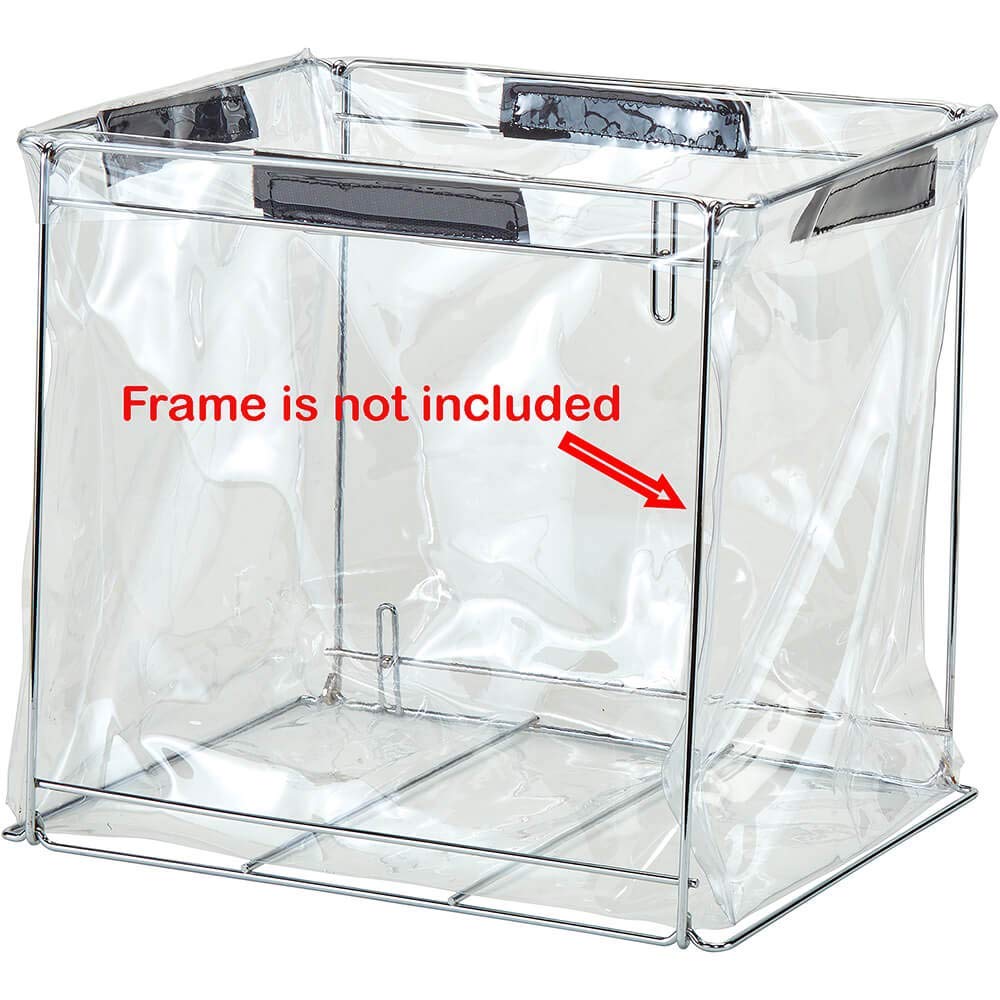 Cambro Vinyl Large Reusable Food Delivery Bag Liners - Fits GBFLG-000 Metal Frame & GBLLG-CLR Clear Bags | Durable, Leak-Proof Inserts for Catering, Takeout & Restaurant Food Transport