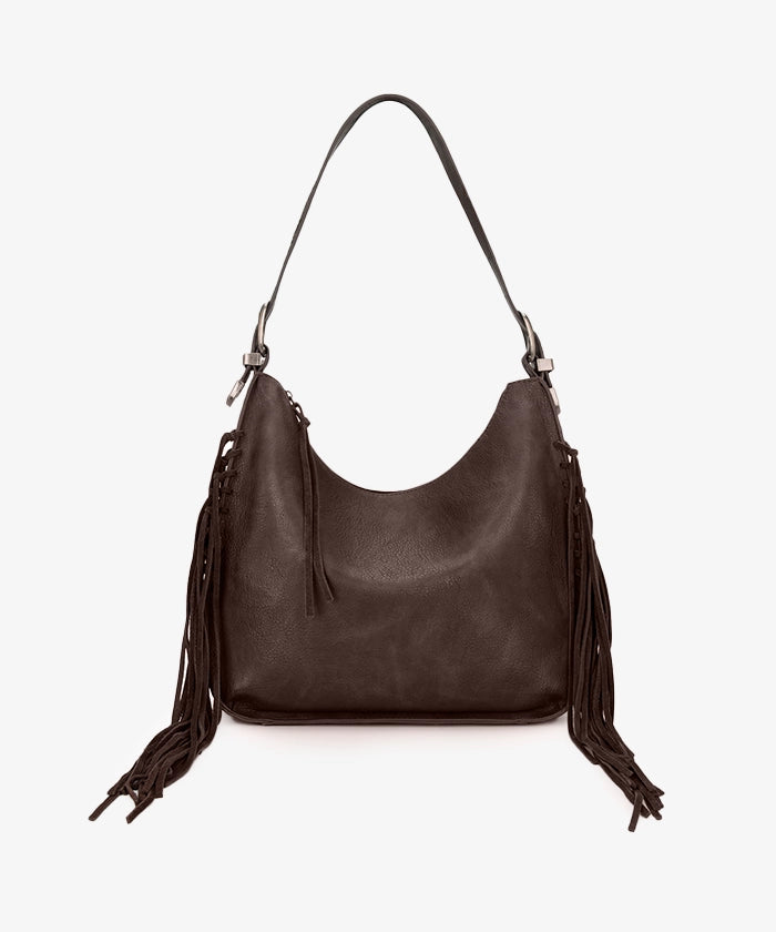 Montana West Fringe Hobo Bag - Stylish Leather Crossbody Purse for Women | Perfect for Everyday Use, Work & Travel