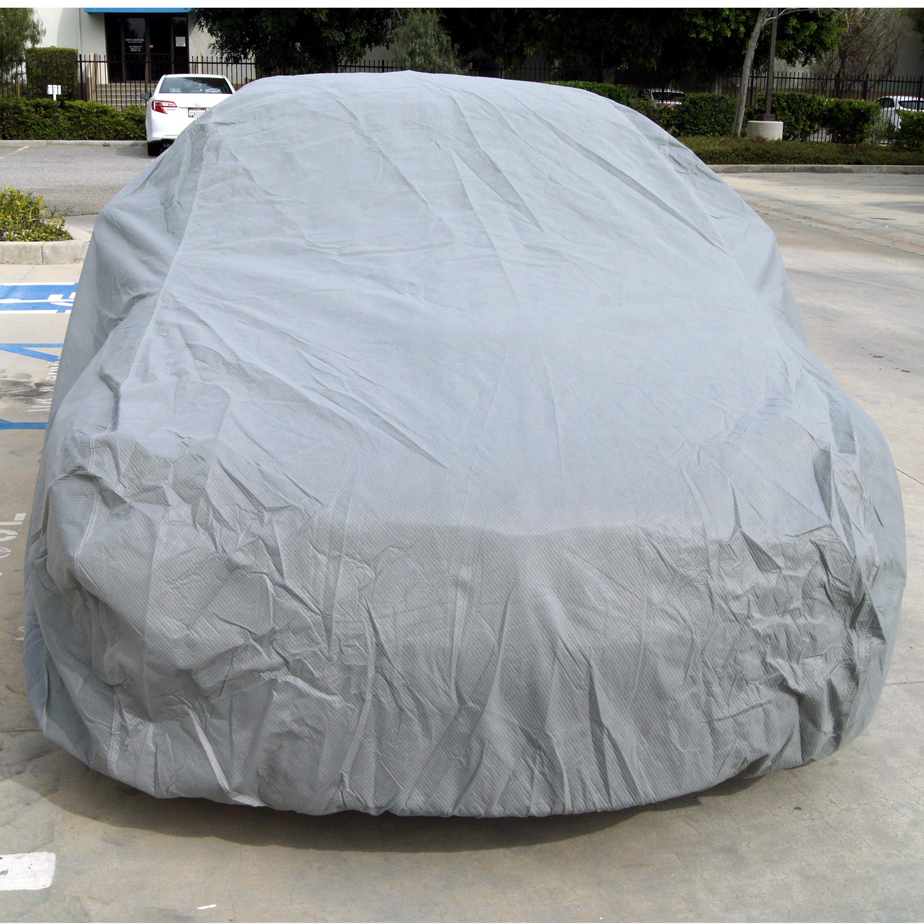 Waterproof All-Weather Car Cover - 7-Layer Protection for Automobiles, SUVs & Sedans | Heavy Duty Snow & Rain Cover | Universal Fit 224.8
